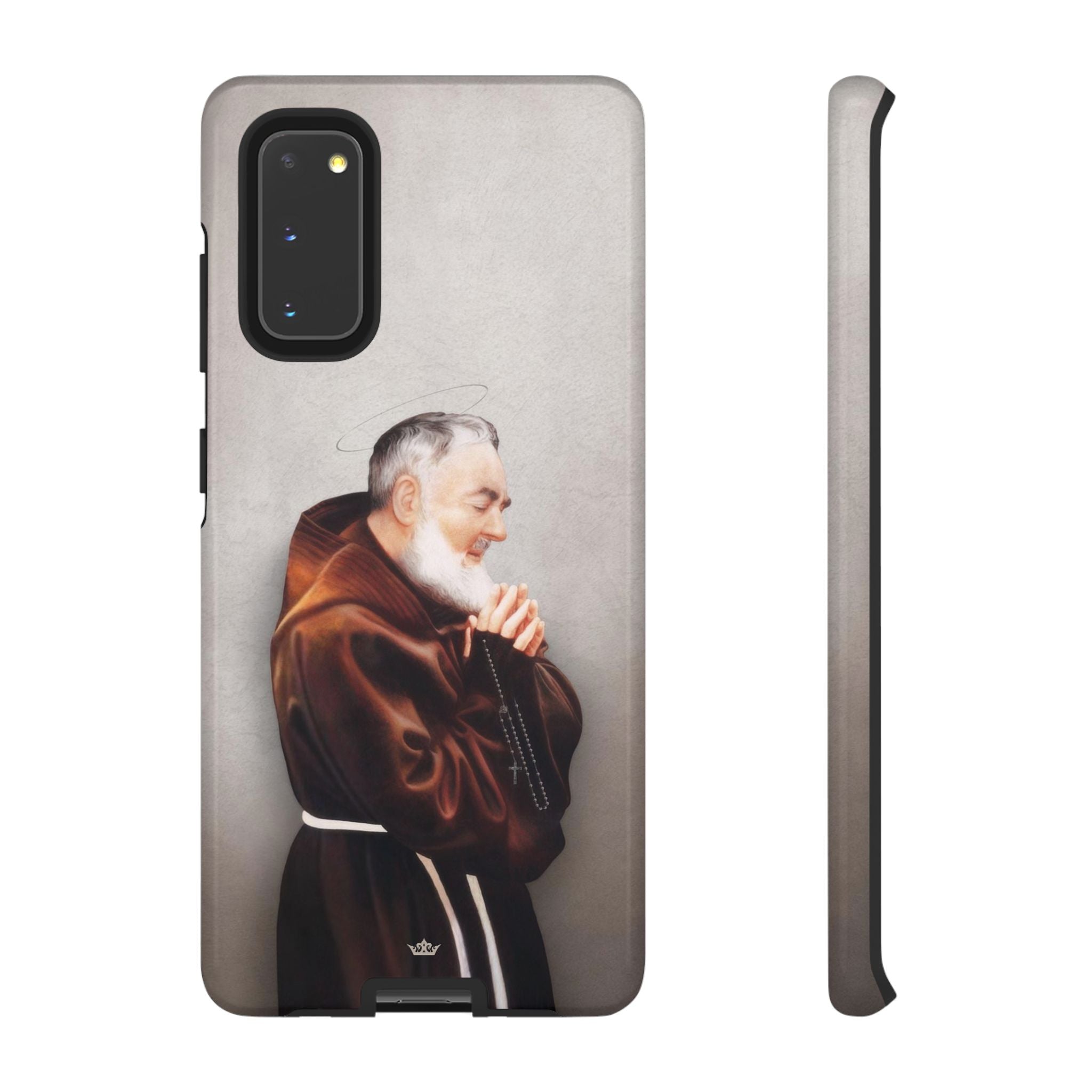 St. Padre Pio Hard Phone Case (Light) - VENXARA®