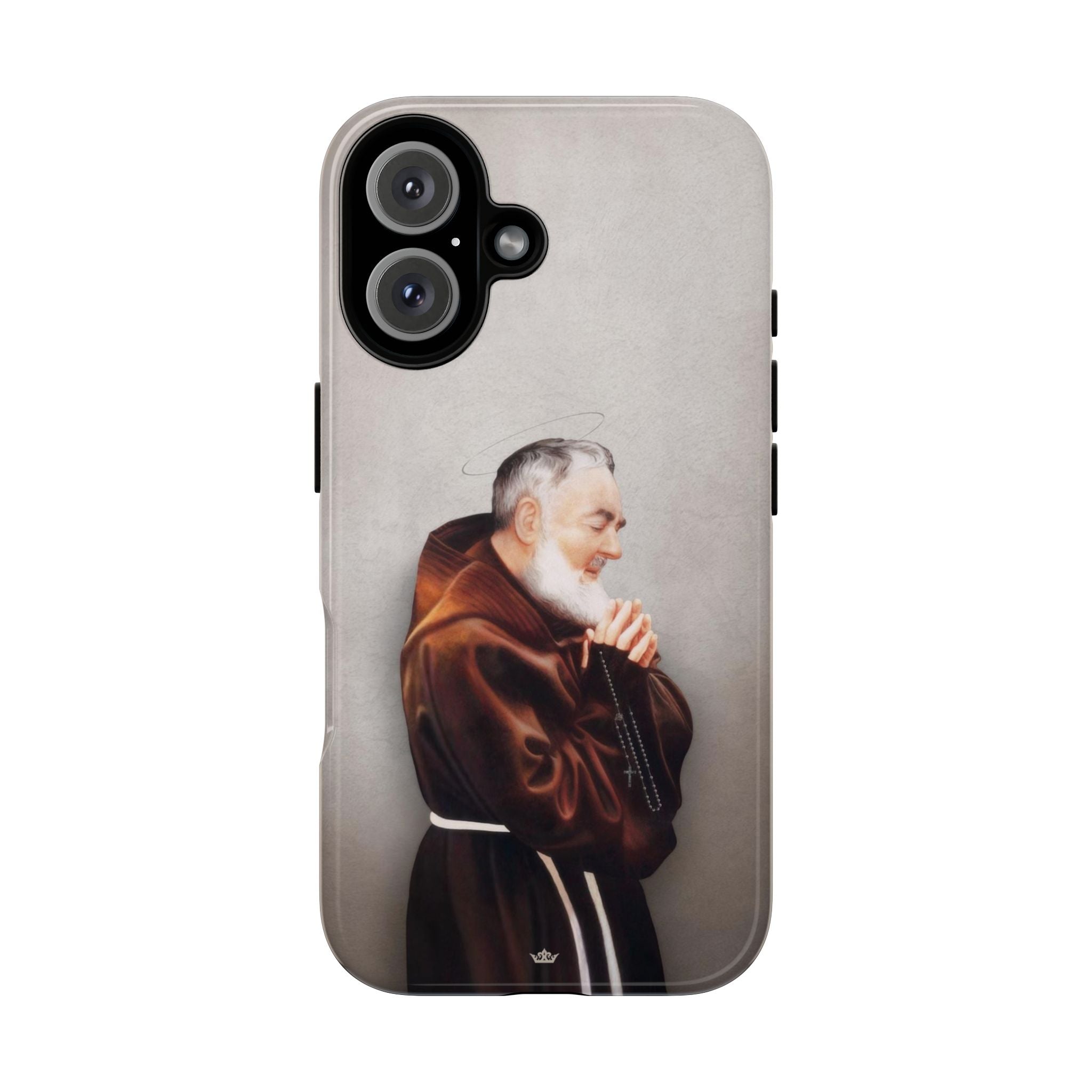 St. Padre Pio Hard Phone Case (Light) - VENXARA®