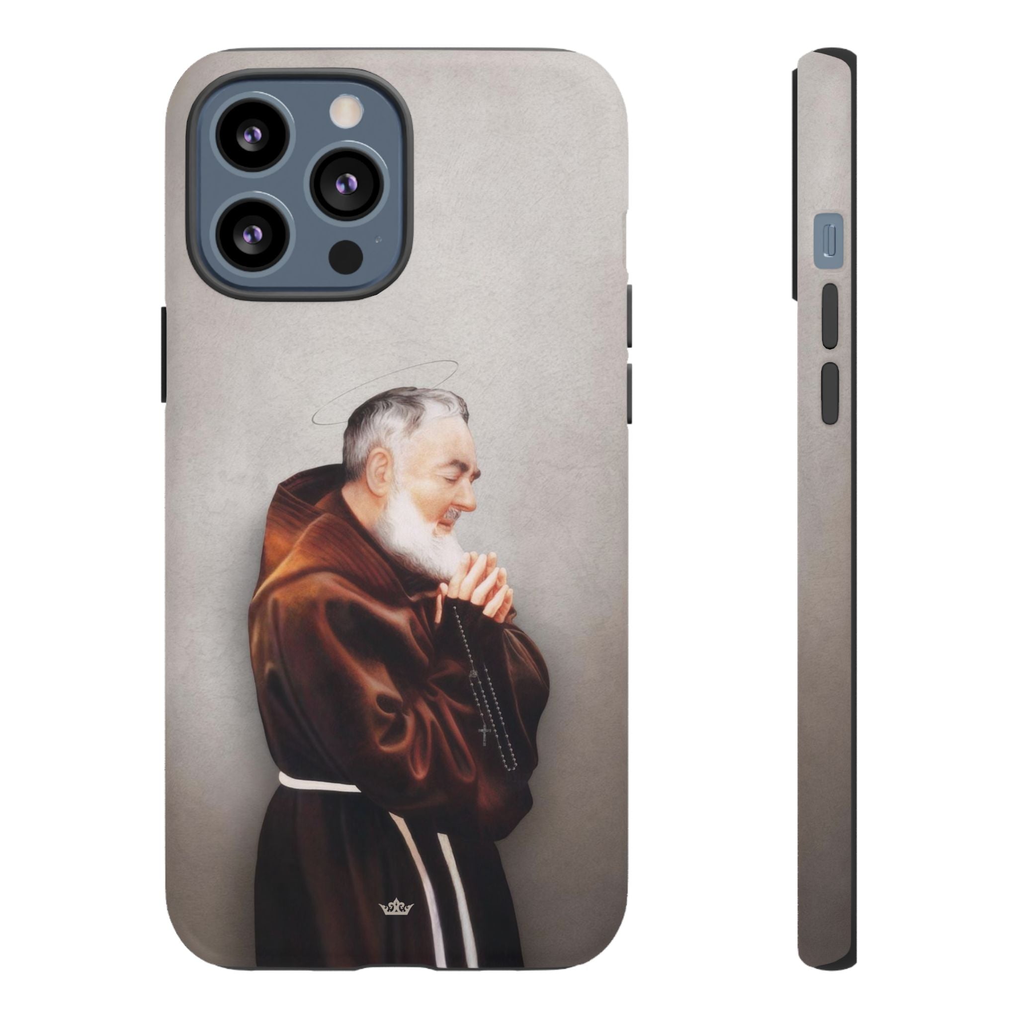 St. Padre Pio Hard Phone Case (Light) - VENXARA®