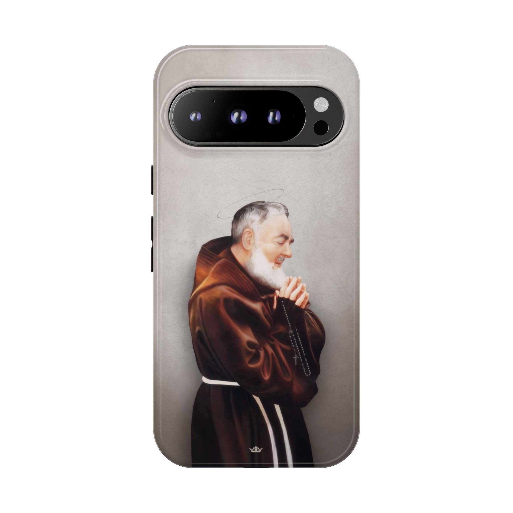 St. Padre Pio Hard Phone Case (Light) - VENXARA®