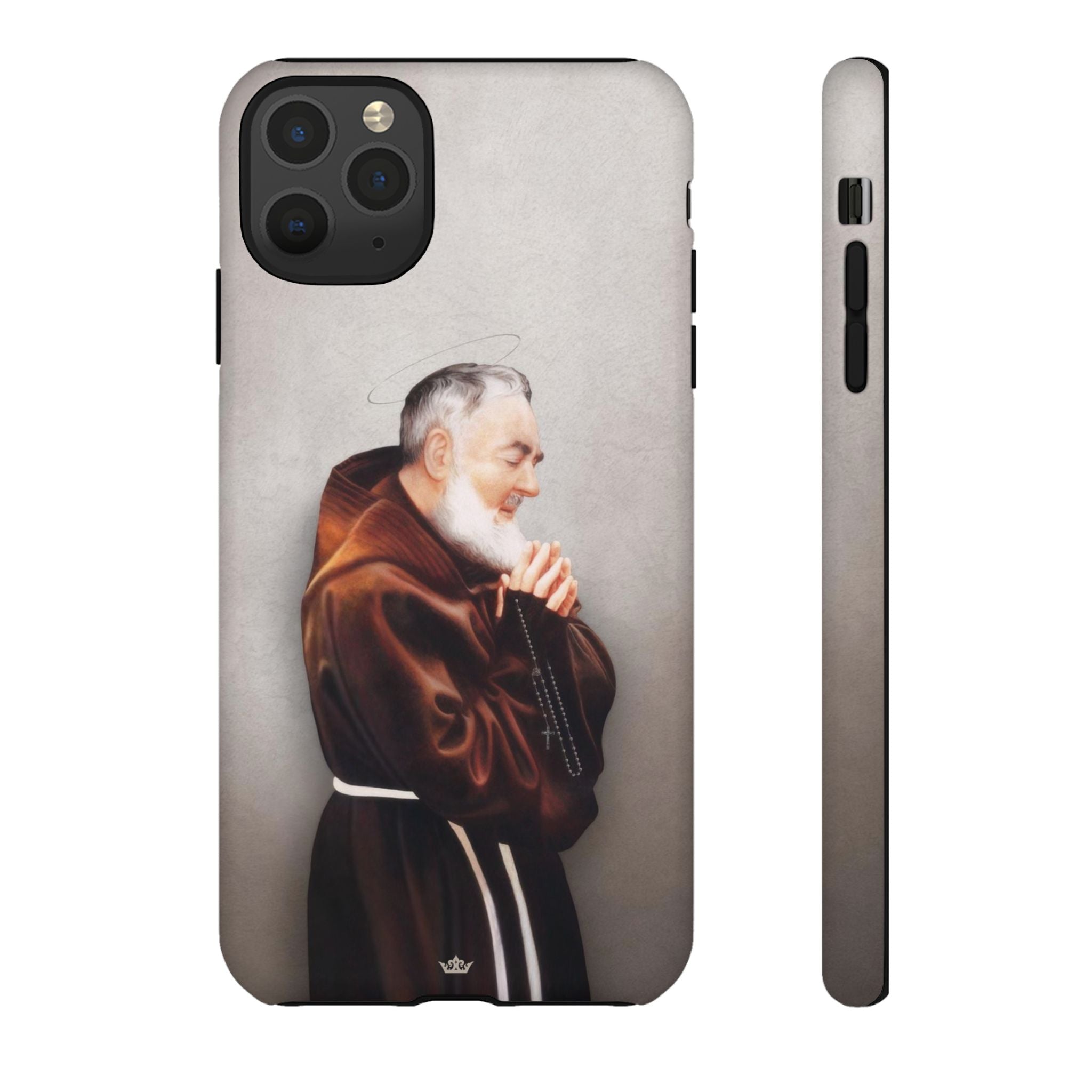 St. Padre Pio Hard Phone Case (Light) - VENXARA®
