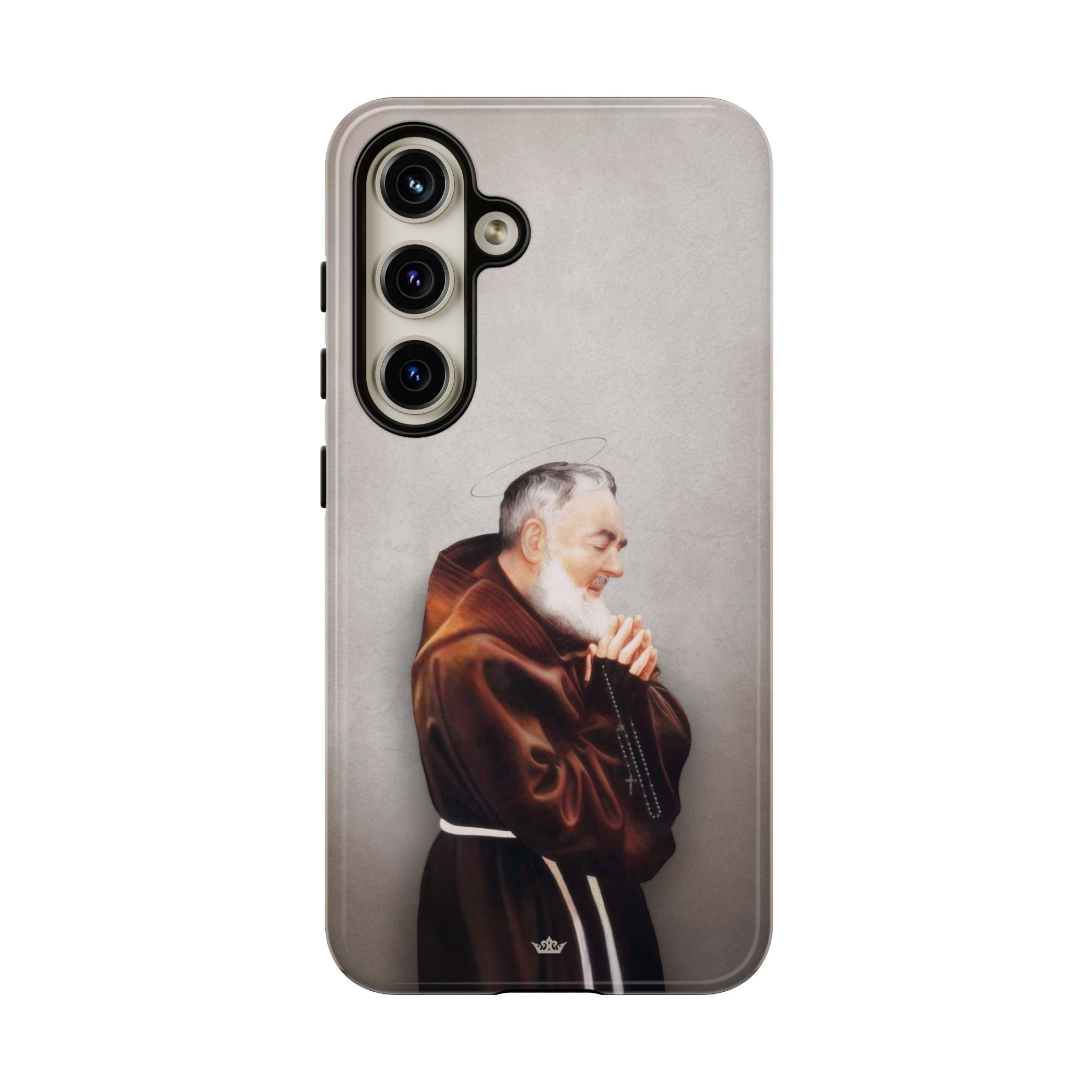 St. Padre Pio Hard Phone Case (Light) - VENXARA®