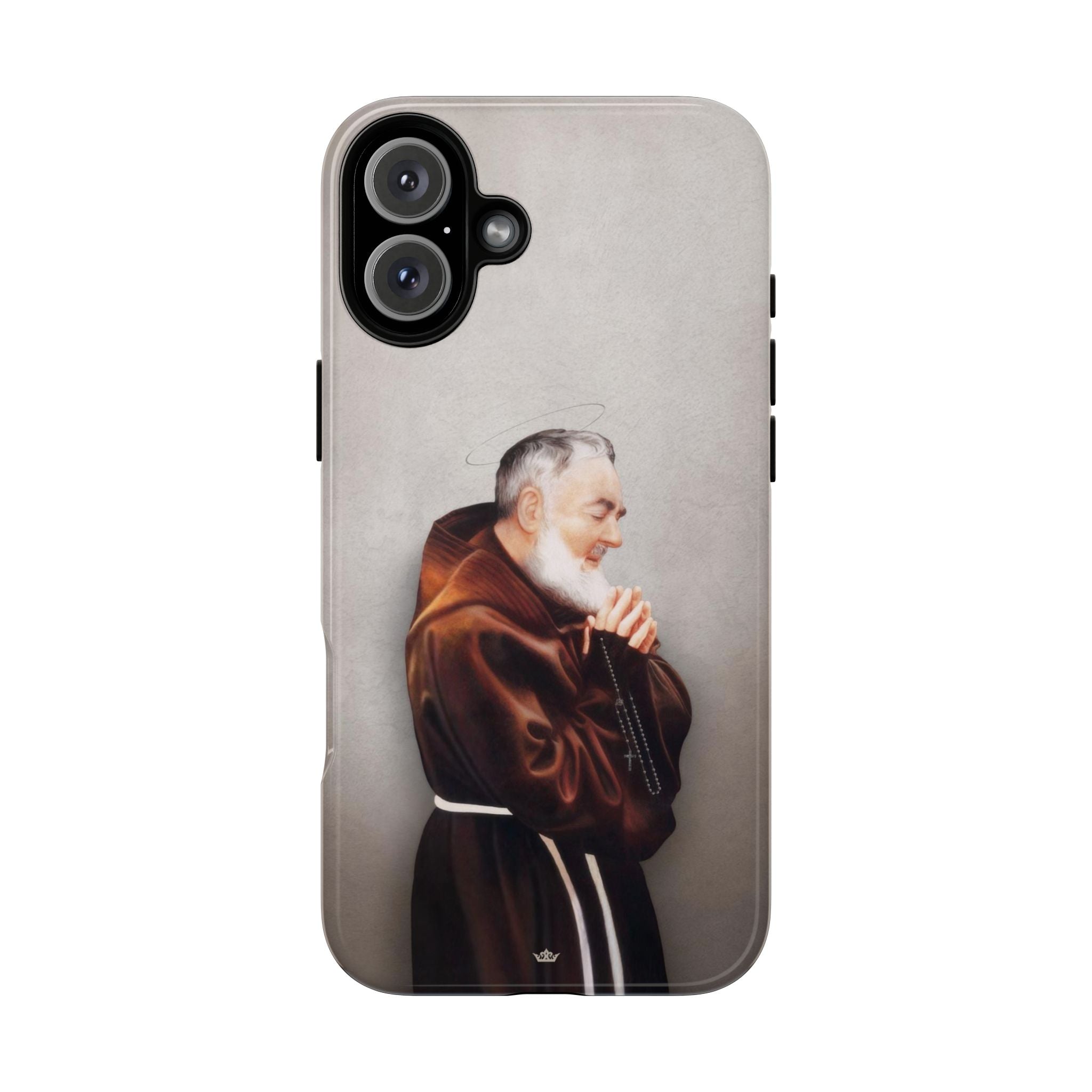 St. Padre Pio Hard Phone Case (Light) - VENXARA®