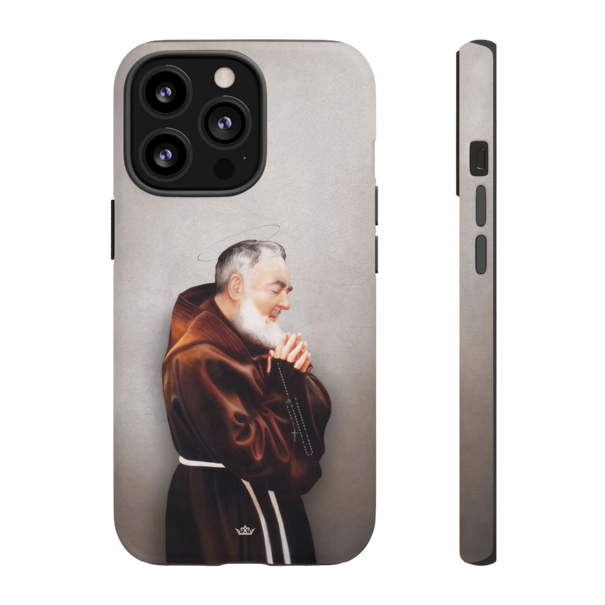 St. Padre Pio Hard Phone Case (Light) - VENXARA®