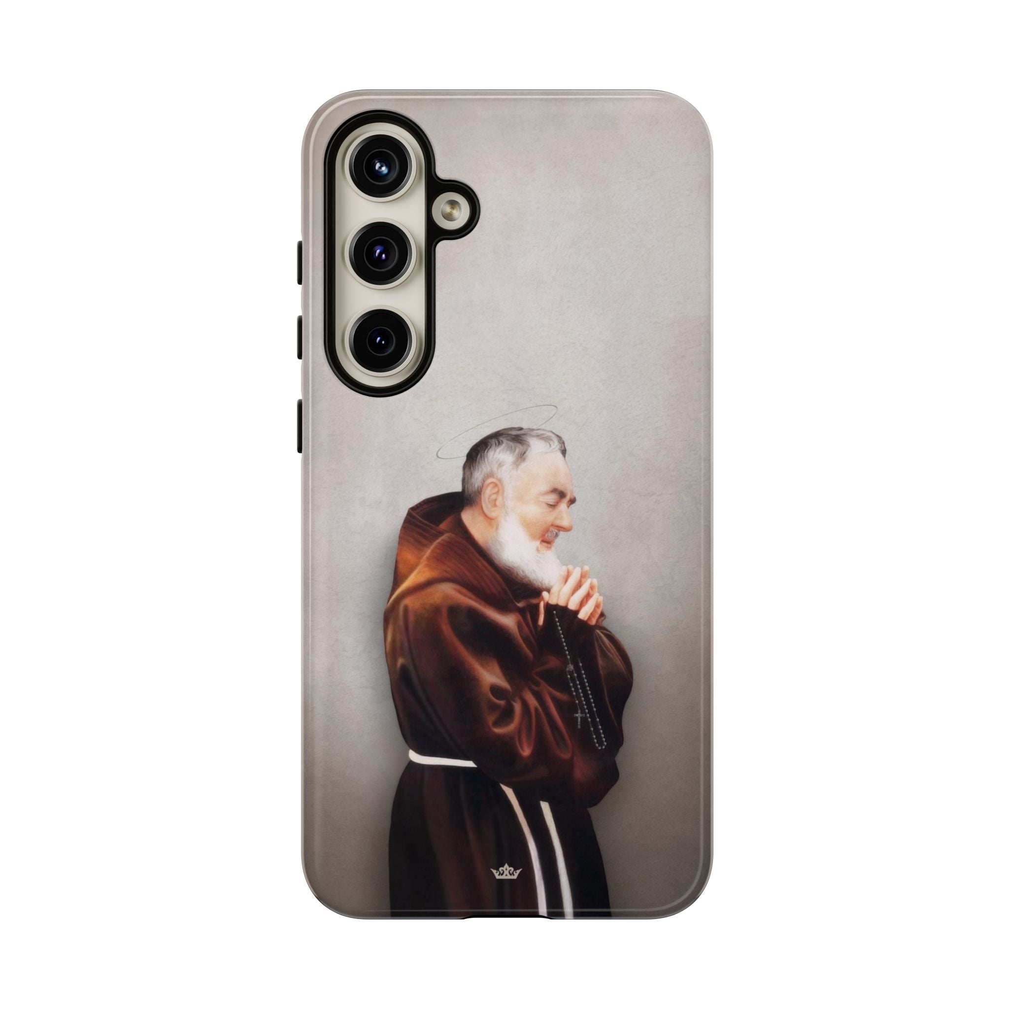 St. Padre Pio Hard Phone Case (Light) - VENXARA®