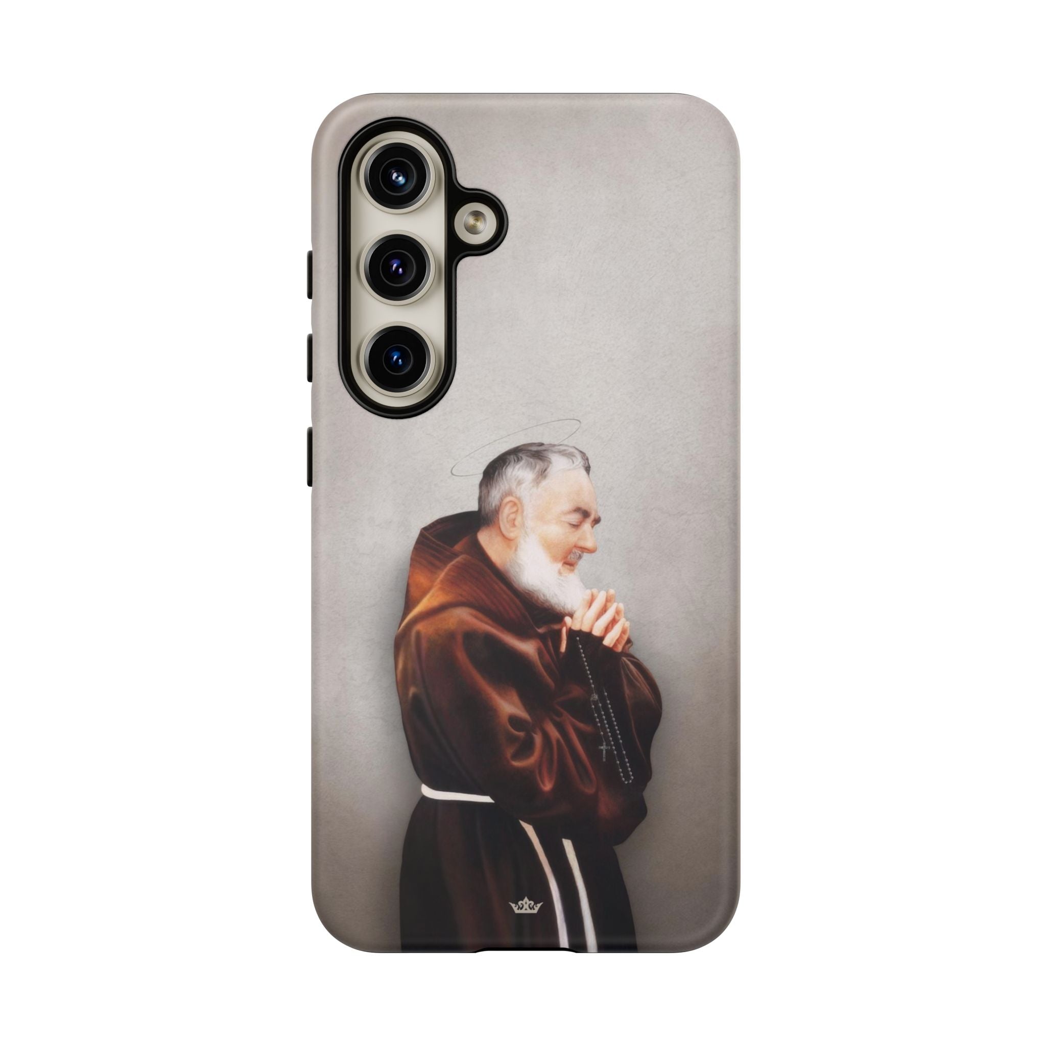 St. Padre Pio Hard Phone Case (Light) - VENXARA®
