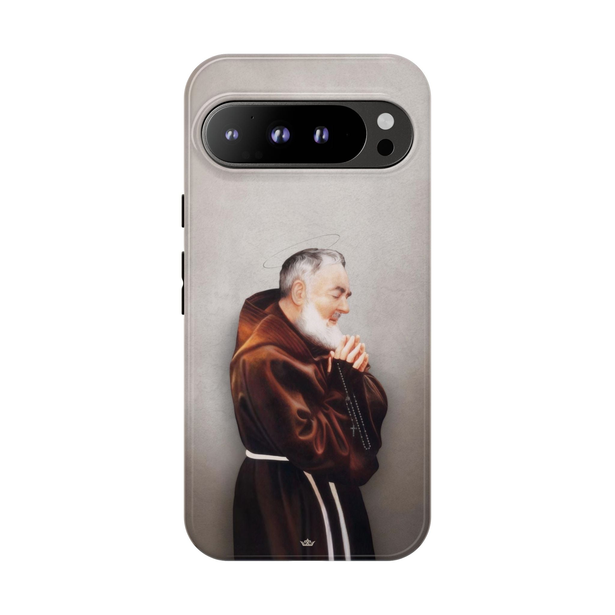 St. Padre Pio Hard Phone Case (Light) - VENXARA®