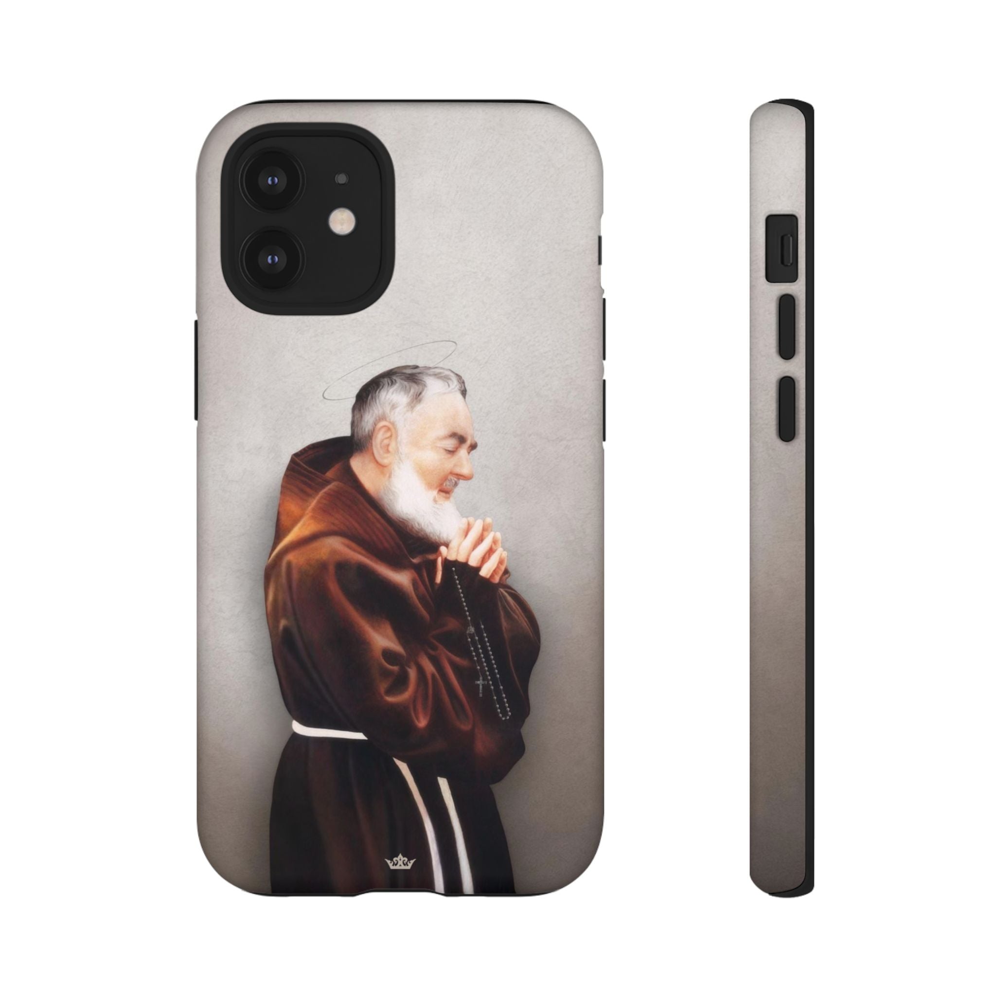 St. Padre Pio Hard Phone Case (Light) - VENXARA®