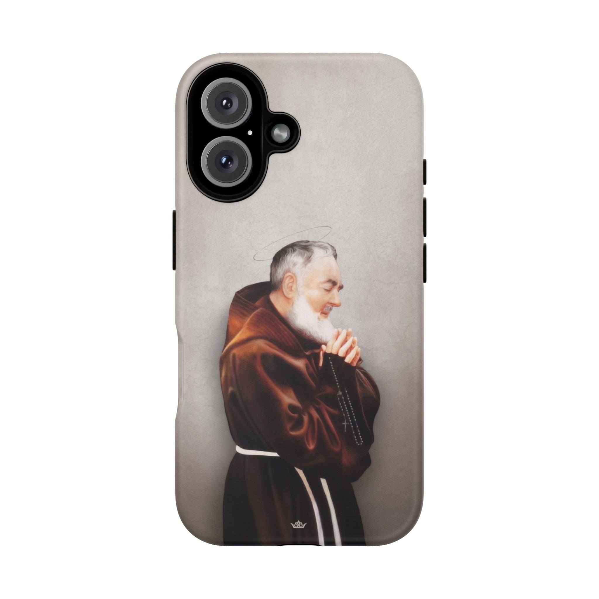 St. Padre Pio Hard Phone Case (Light) - VENXARA®