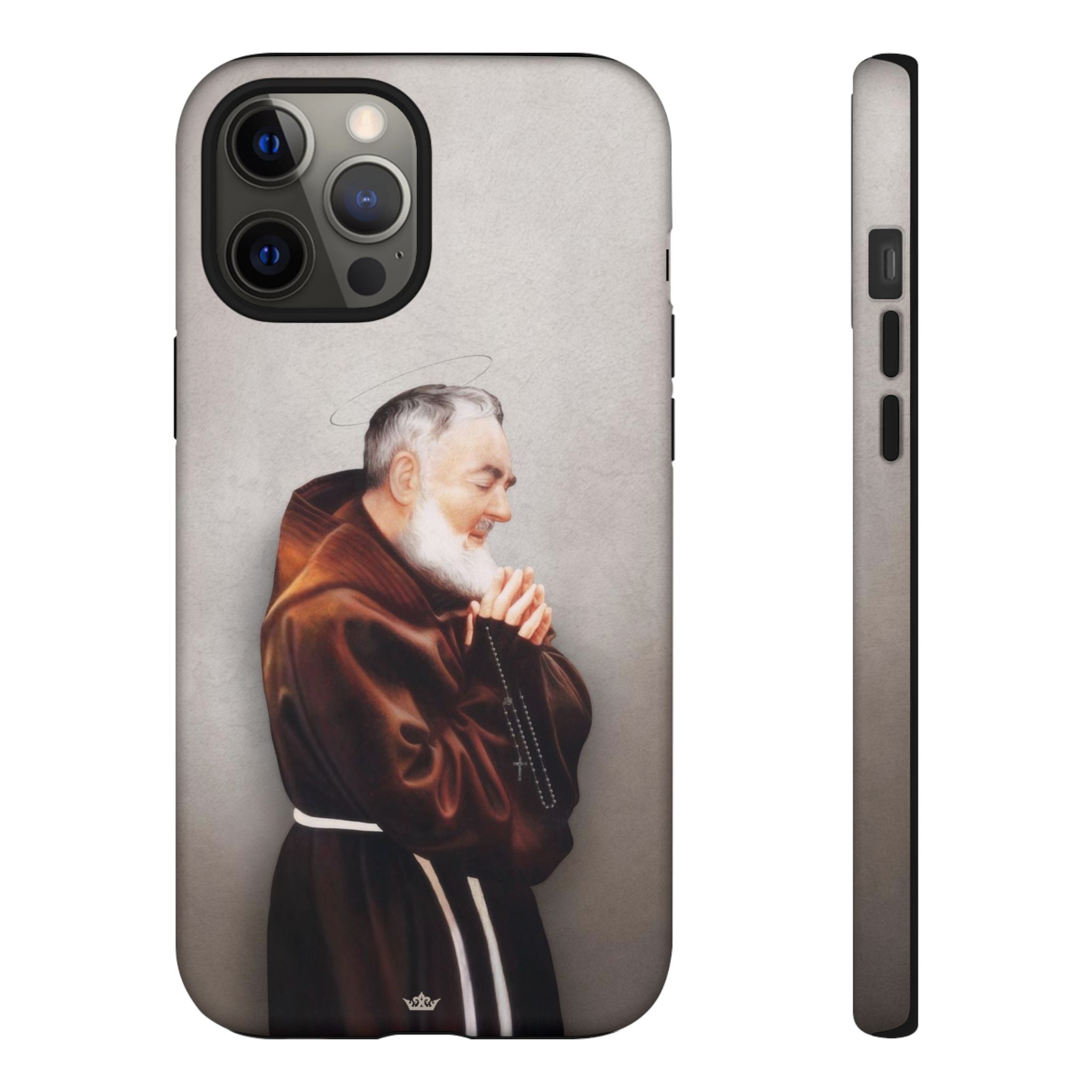 St. Padre Pio Hard Phone Case (Light) - VENXARA®