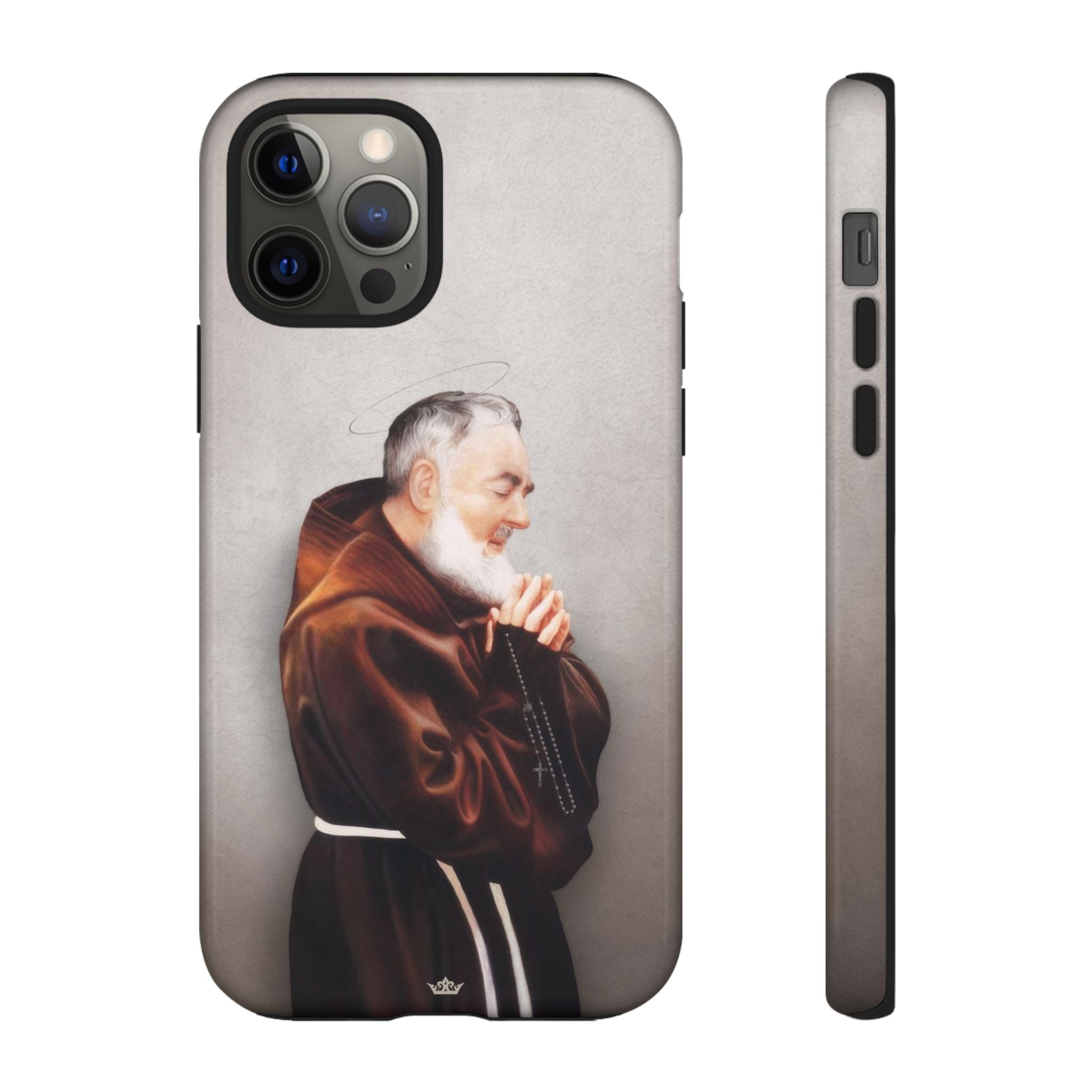 St. Padre Pio Hard Phone Case (Light) - VENXARA®