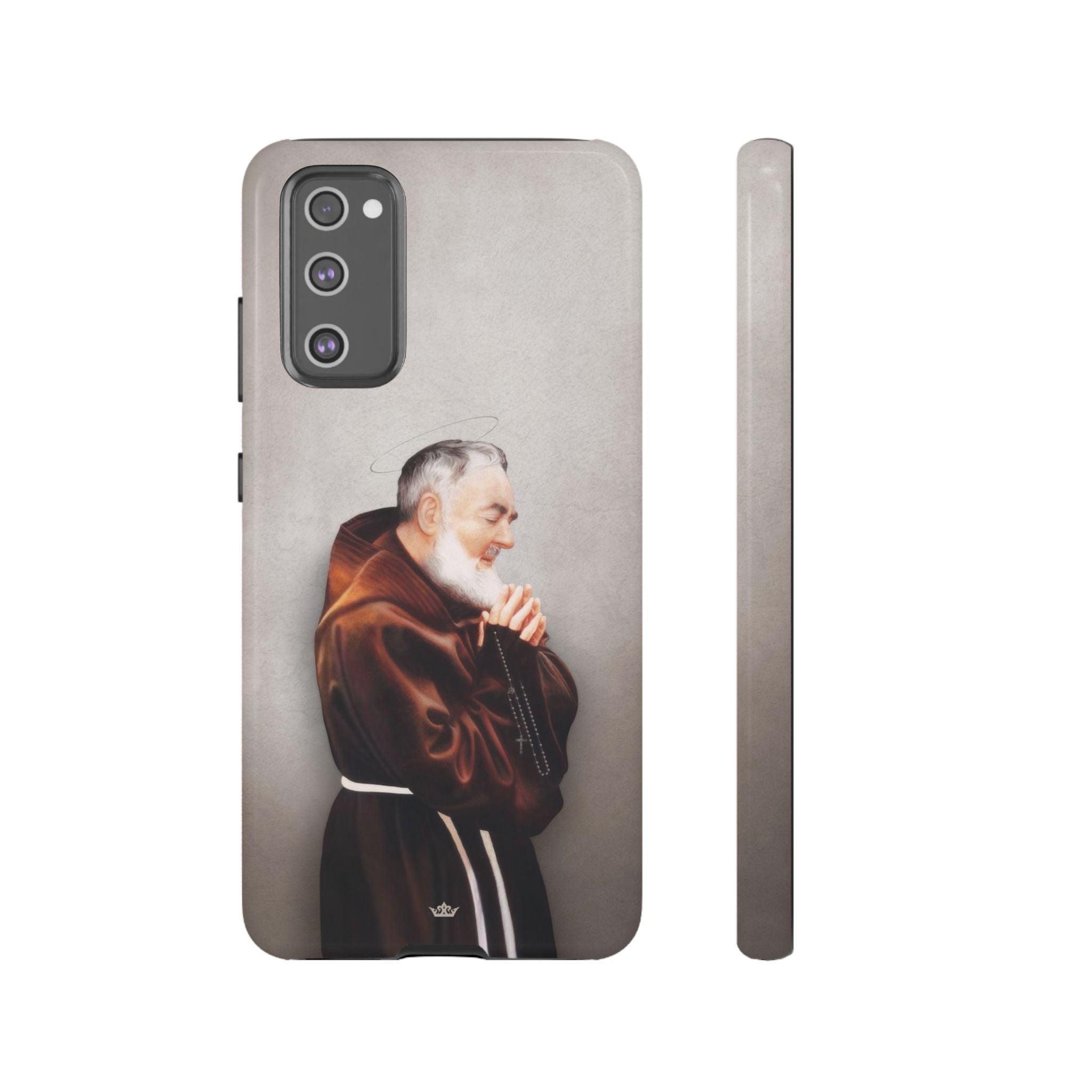 St. Padre Pio Hard Phone Case (Light) - VENXARA®