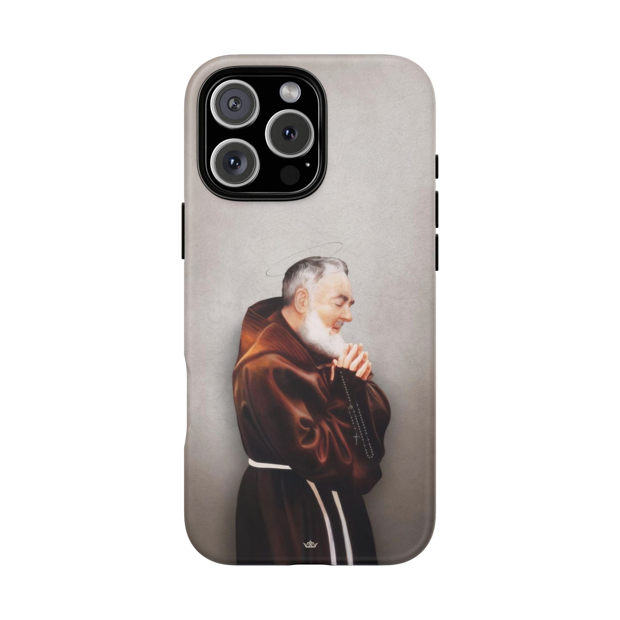 St. Padre Pio Hard Phone Case (Light) - VENXARA®