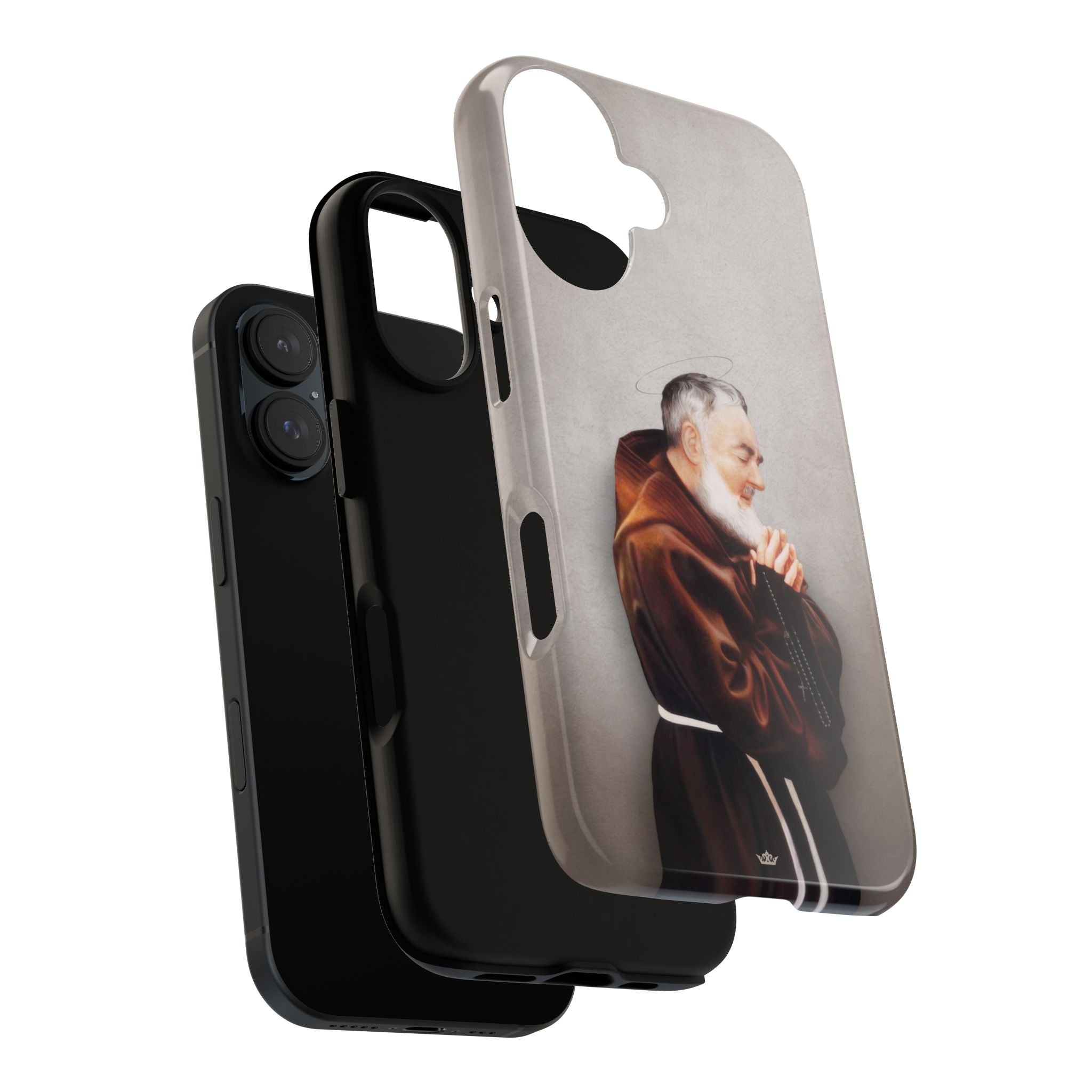 St. Padre Pio Hard Phone Case (Light) - VENXARA®