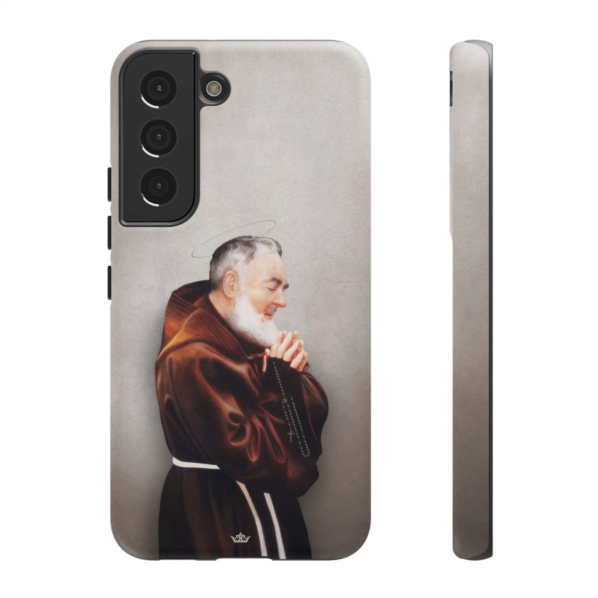 St. Padre Pio Hard Phone Case (Light) - VENXARA®