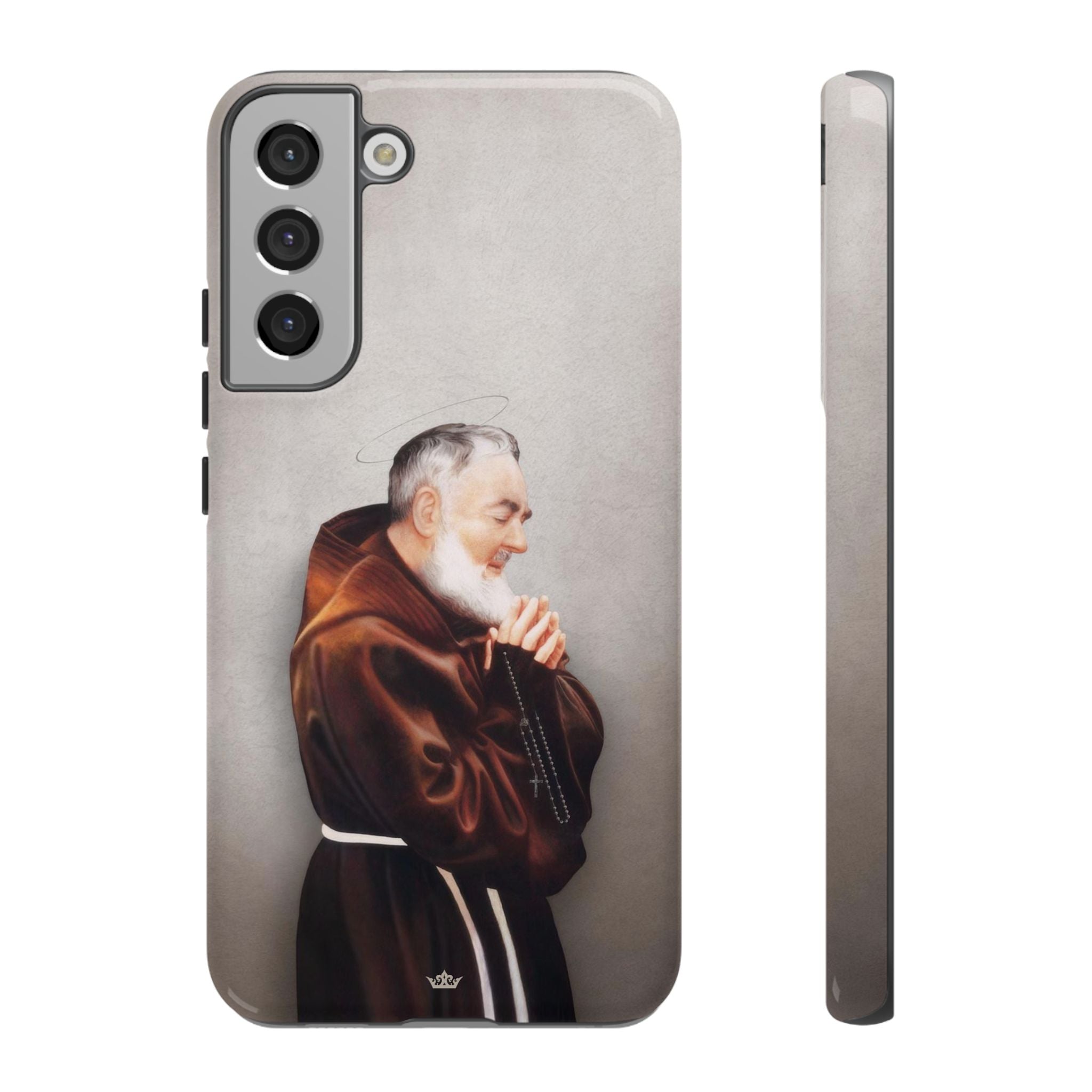 St. Padre Pio Hard Phone Case (Light) - VENXARA®