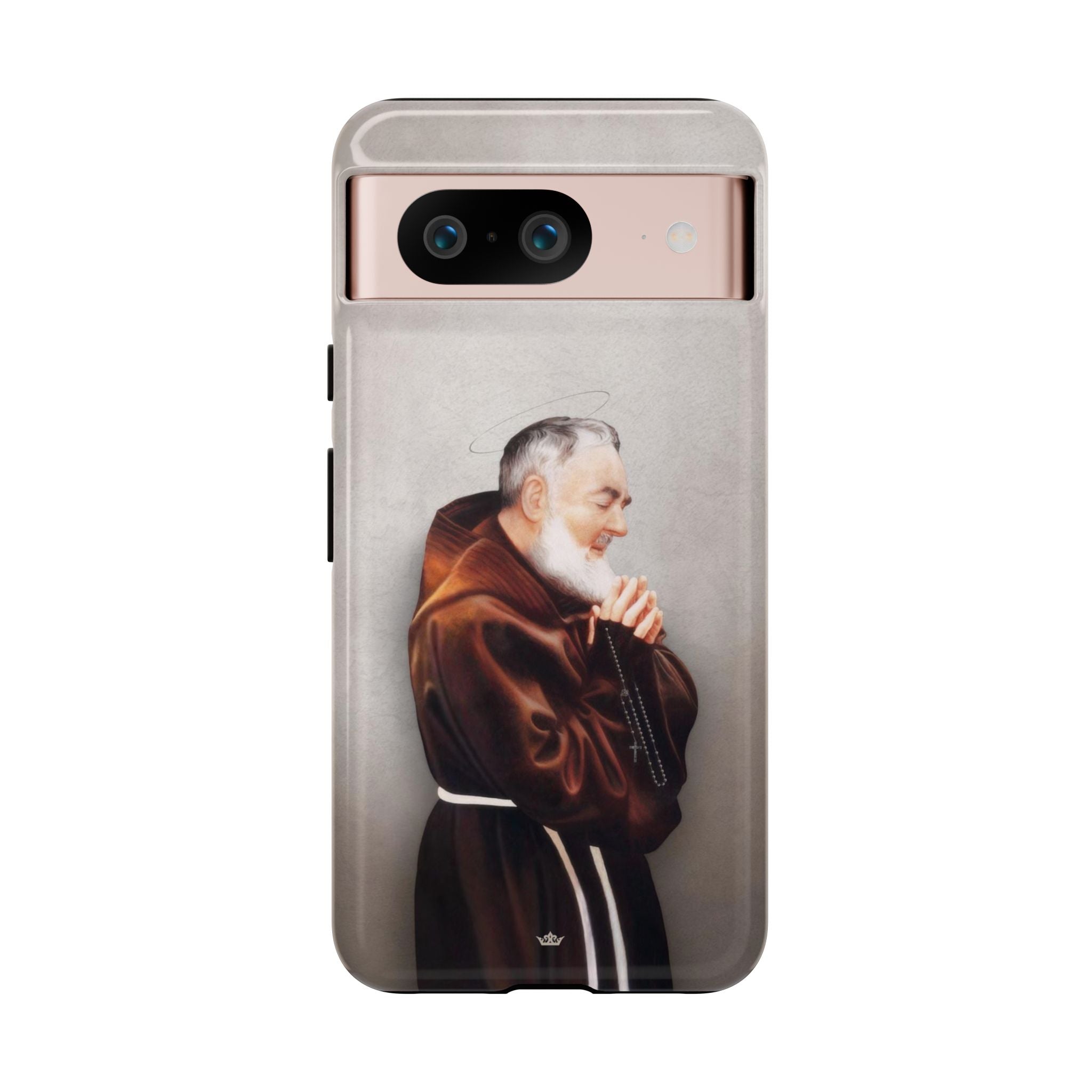 St. Padre Pio Hard Phone Case (Light) - VENXARA®