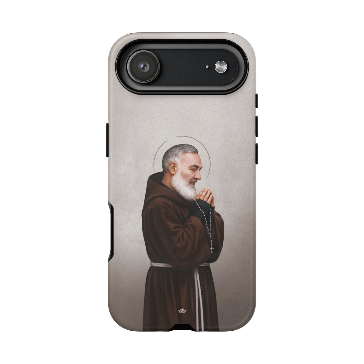 St. Padre Pio Hard Phone Case (Light) Copyright VENXARA