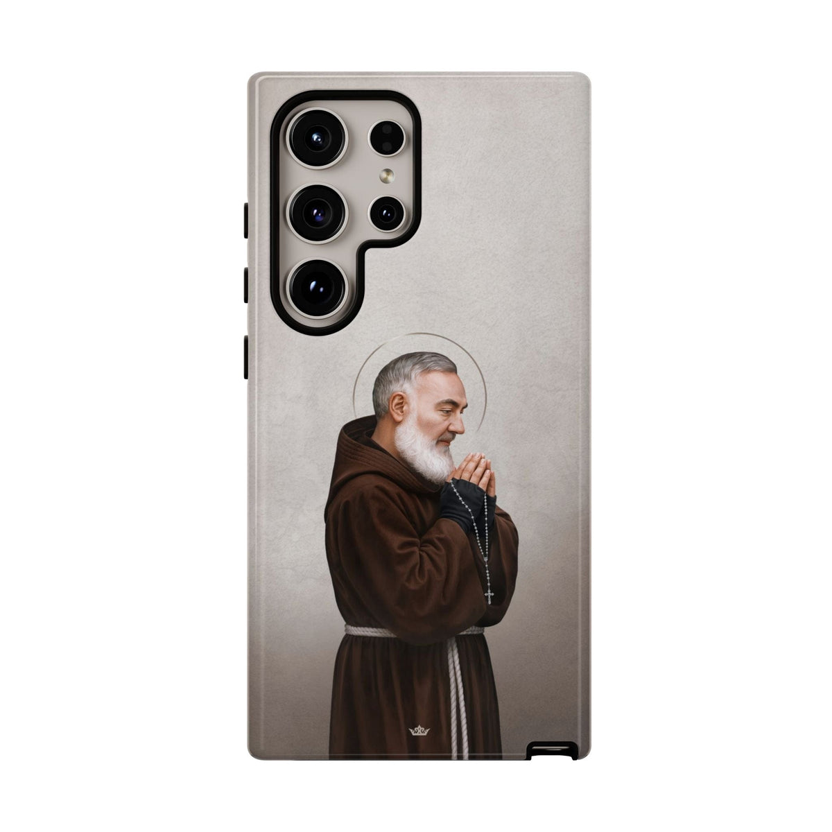 St. Padre Pio Hard Phone Case (Light) Copyright VENXARA