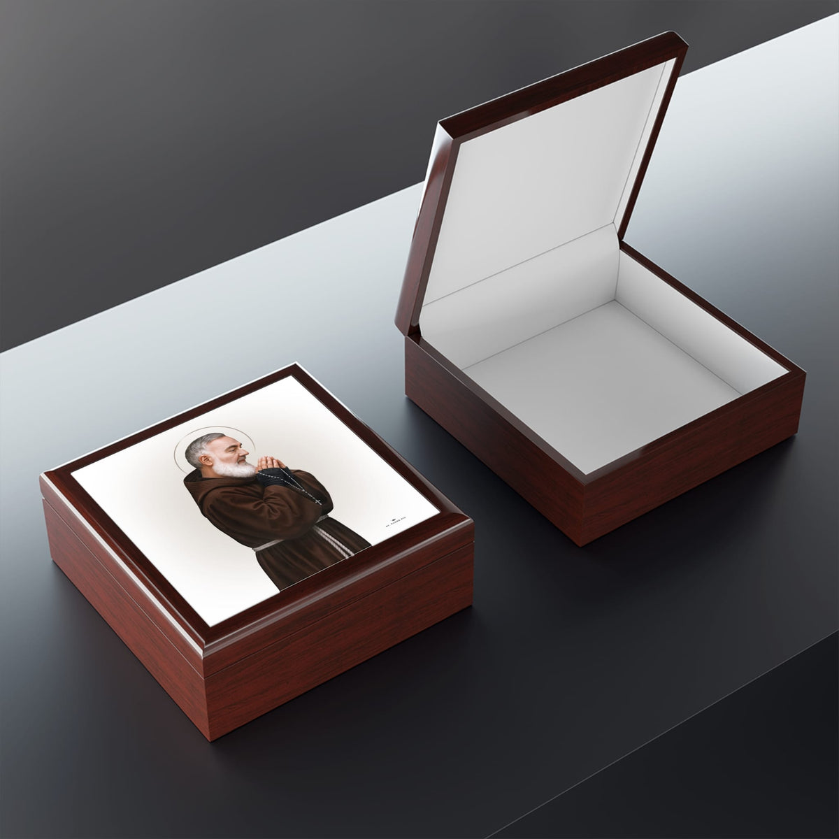 St. Padre Pio Keepsake Box Copyright VENXARA