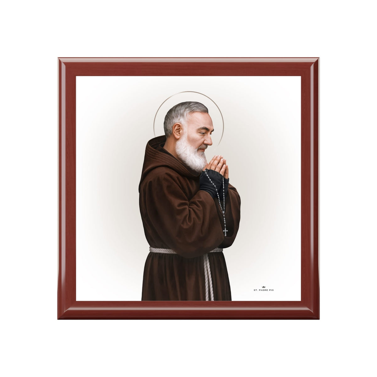 St. Padre Pio Keepsake Box Copyright VENXARA