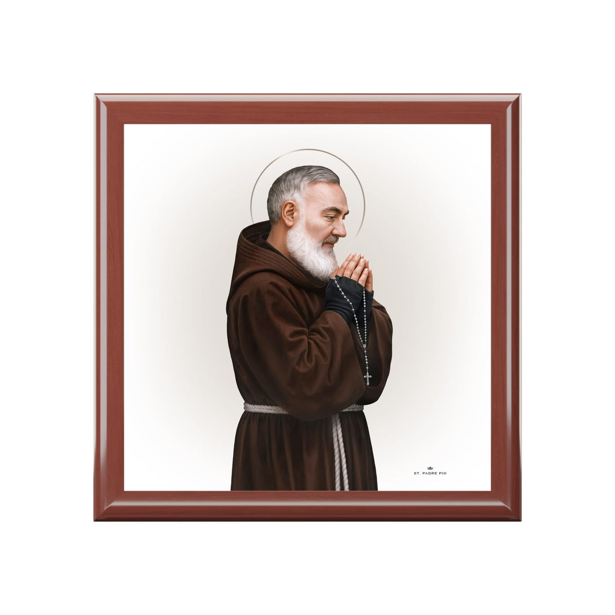 St. Padre Pio Keepsake Box Copyright VENXARA