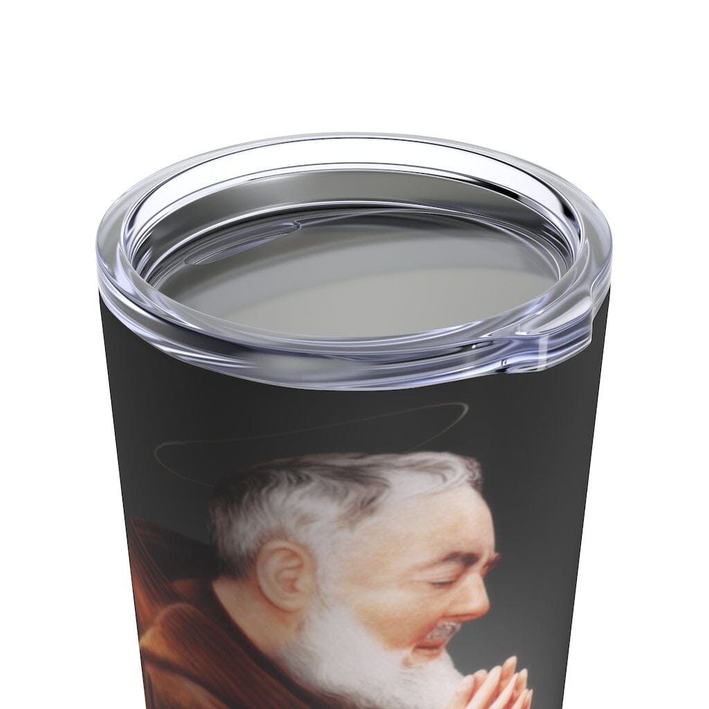 St. Padre Pio Lord's Prayer Tumbler 20 oz. (Ash) - VENXARA®