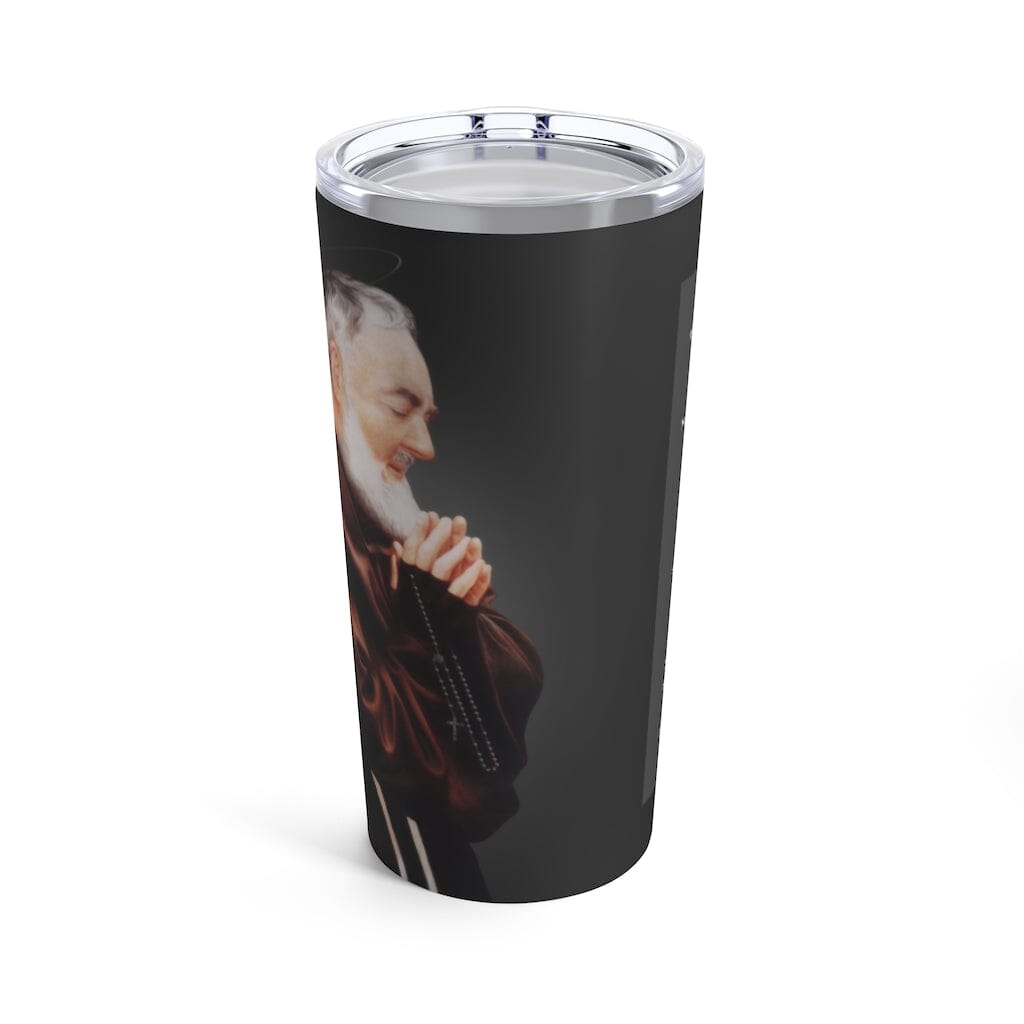 St. Padre Pio Lord's Prayer Tumbler 20 oz. (Ash) - VENXARA®