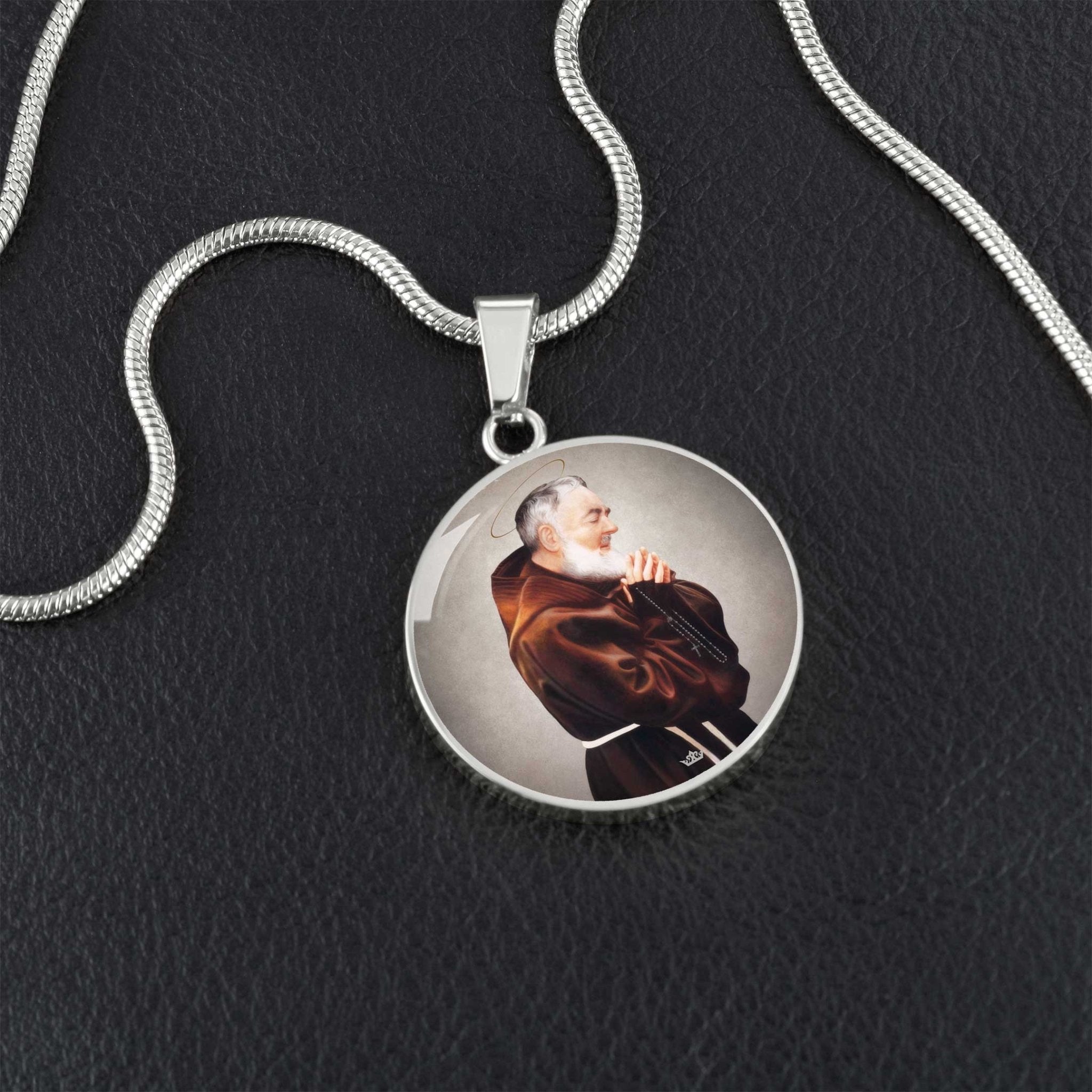 St. Padre Pio Pendant Necklace - VENXARA®