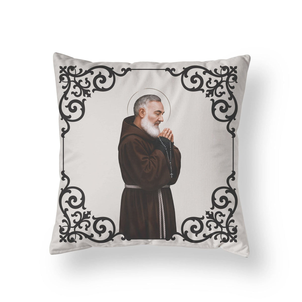 St. Padre Pio Pillow Copyright VENXARA