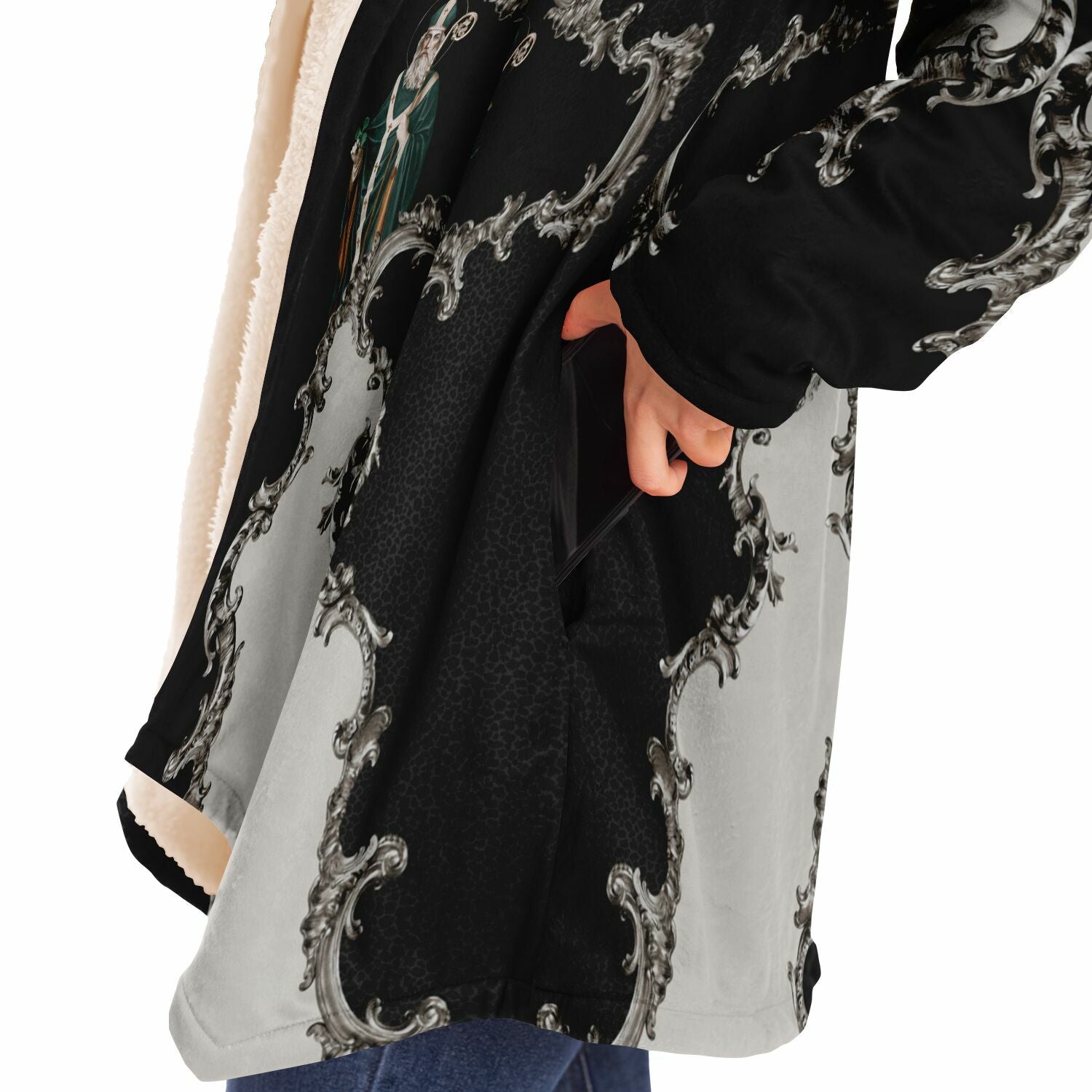 St. Patrick Microfleece Cloak (Baroque Leopard) - VENXARA®