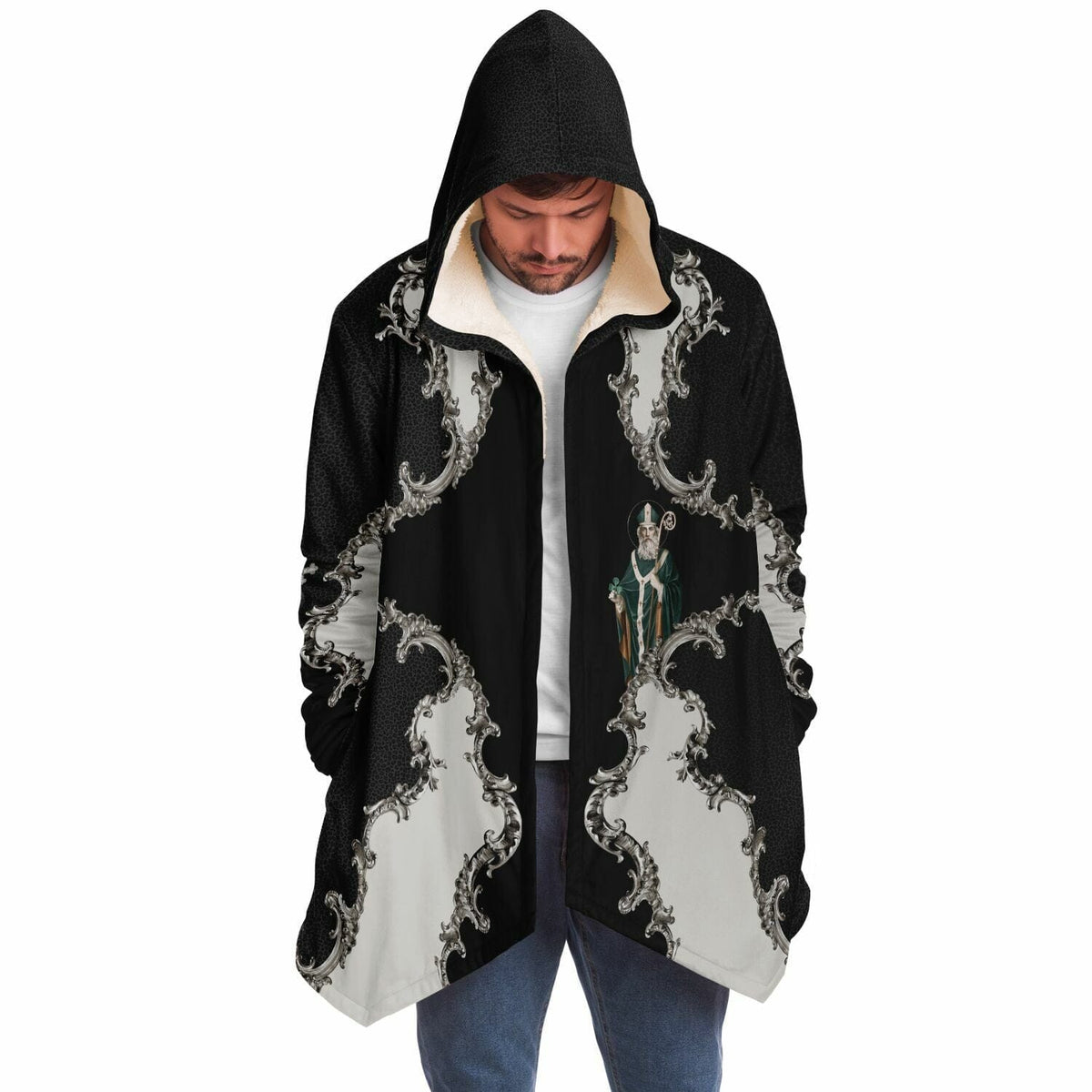 St. Patrick Microfleece Cloak (Baroque Leopard) Copyright VENXARA