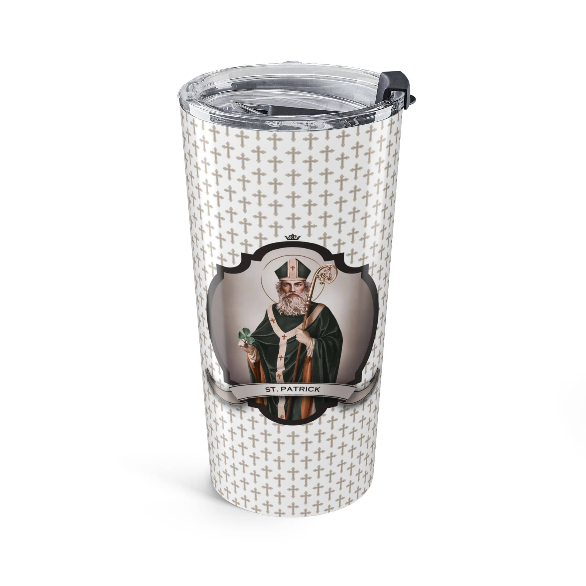 St. Patrick Tumbler (Crosses 20 oz) Copyright VENXARA