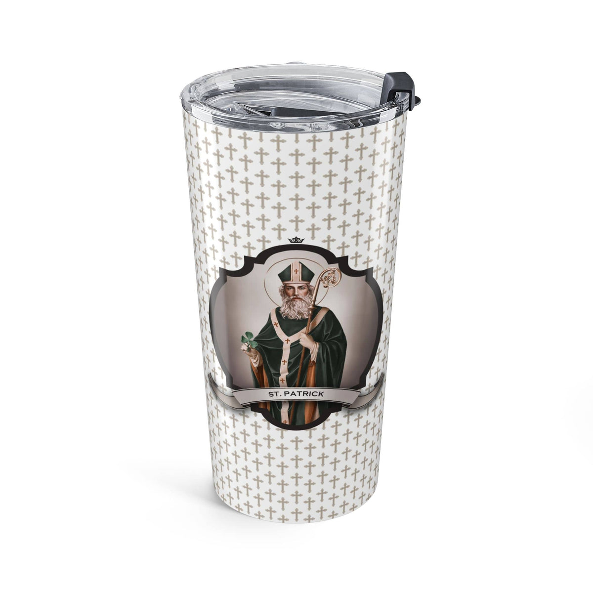 St. Patrick Tumbler (Crosses 20 oz) Copyright VENXARA