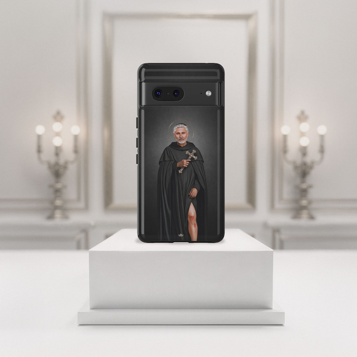 St. Peregrine Hard Phone Case (Dark) Copyright VENXARA