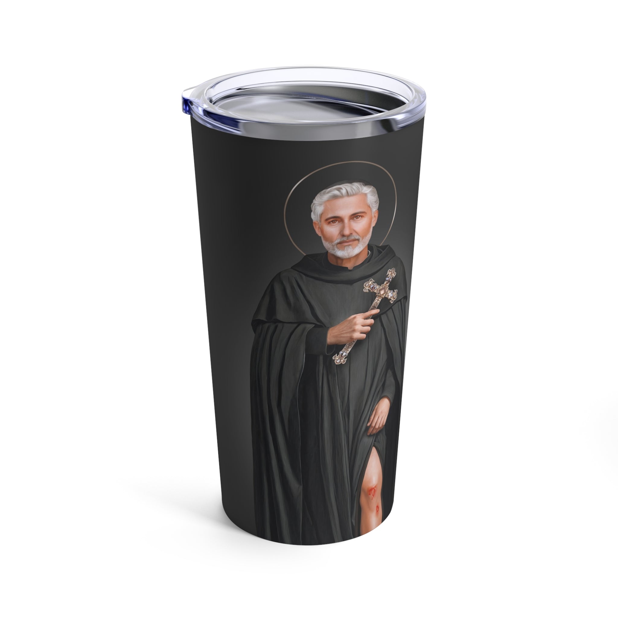 St. Peregrine Lord's Prayer Tumbler 20 oz. (Ash) - VENXARA®