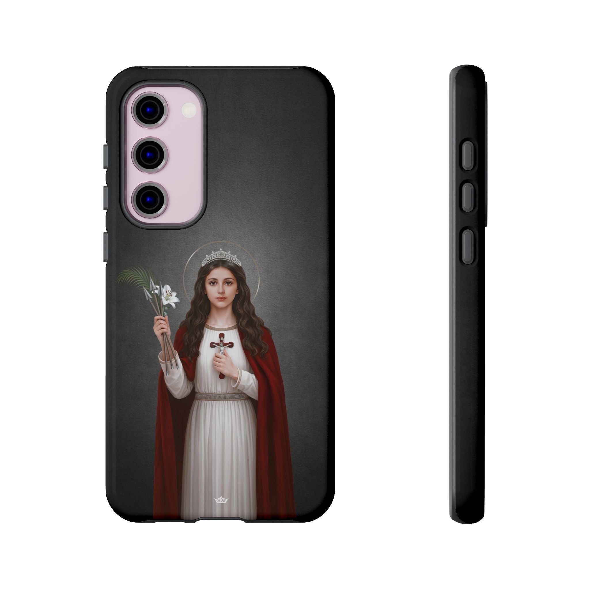 St. Philomena Hard Phone Case (Dark) - Venxara