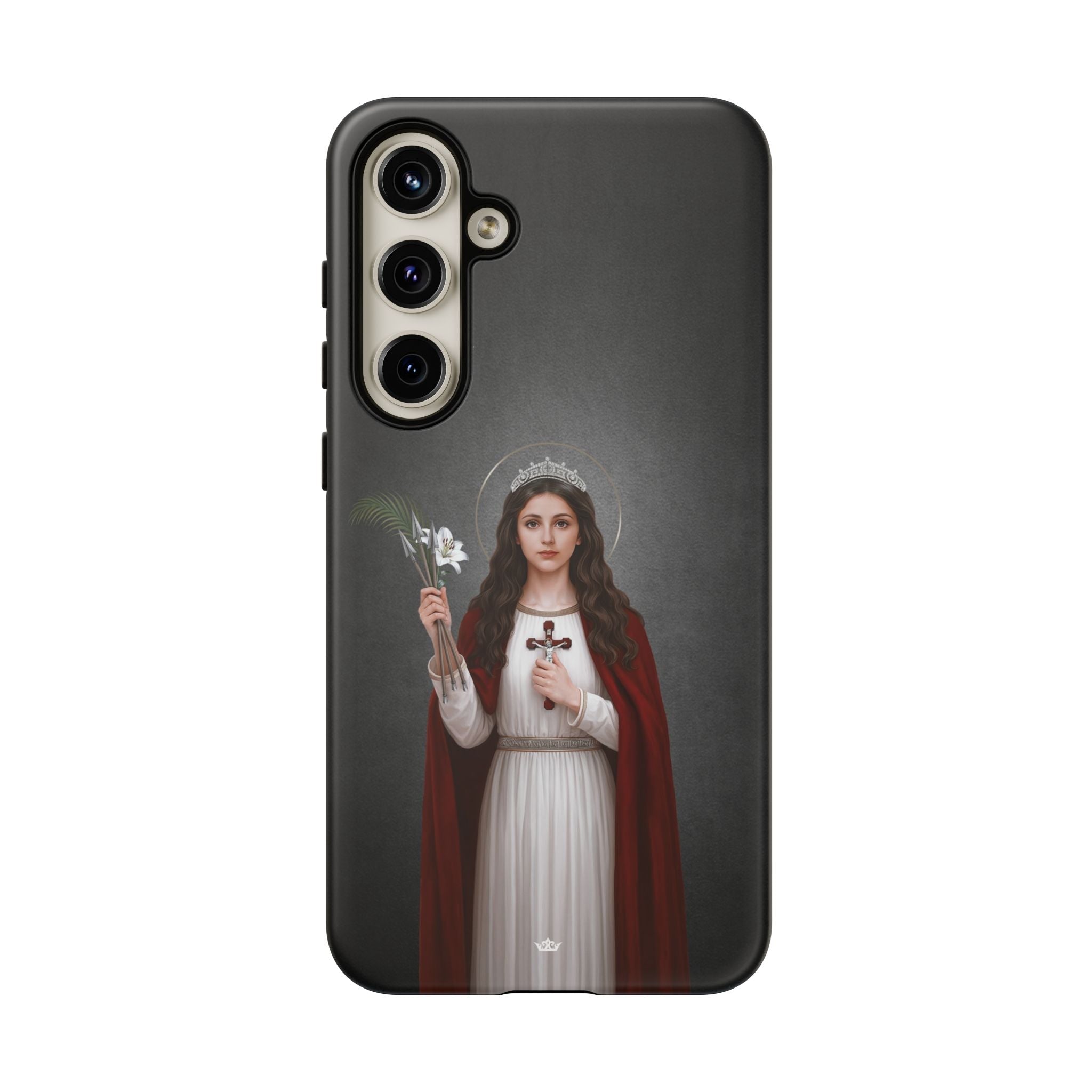 St. Philomena Hard Phone Case (Dark) - Venxara
