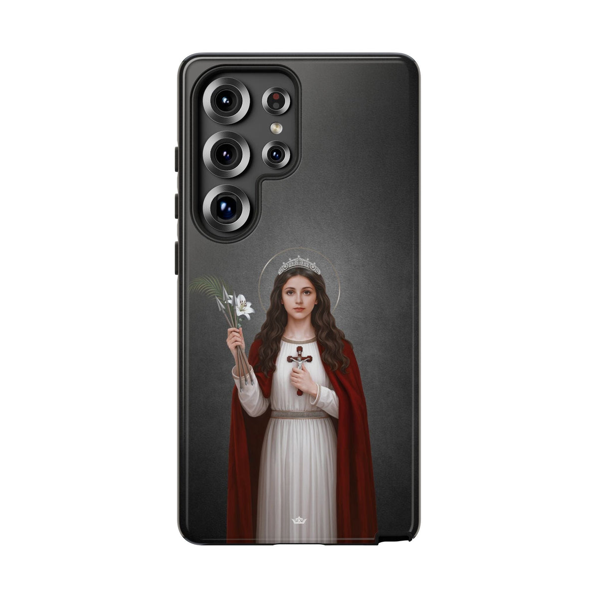 St. Philomena Hard Phone Case (Dark) Copyright VENXARA