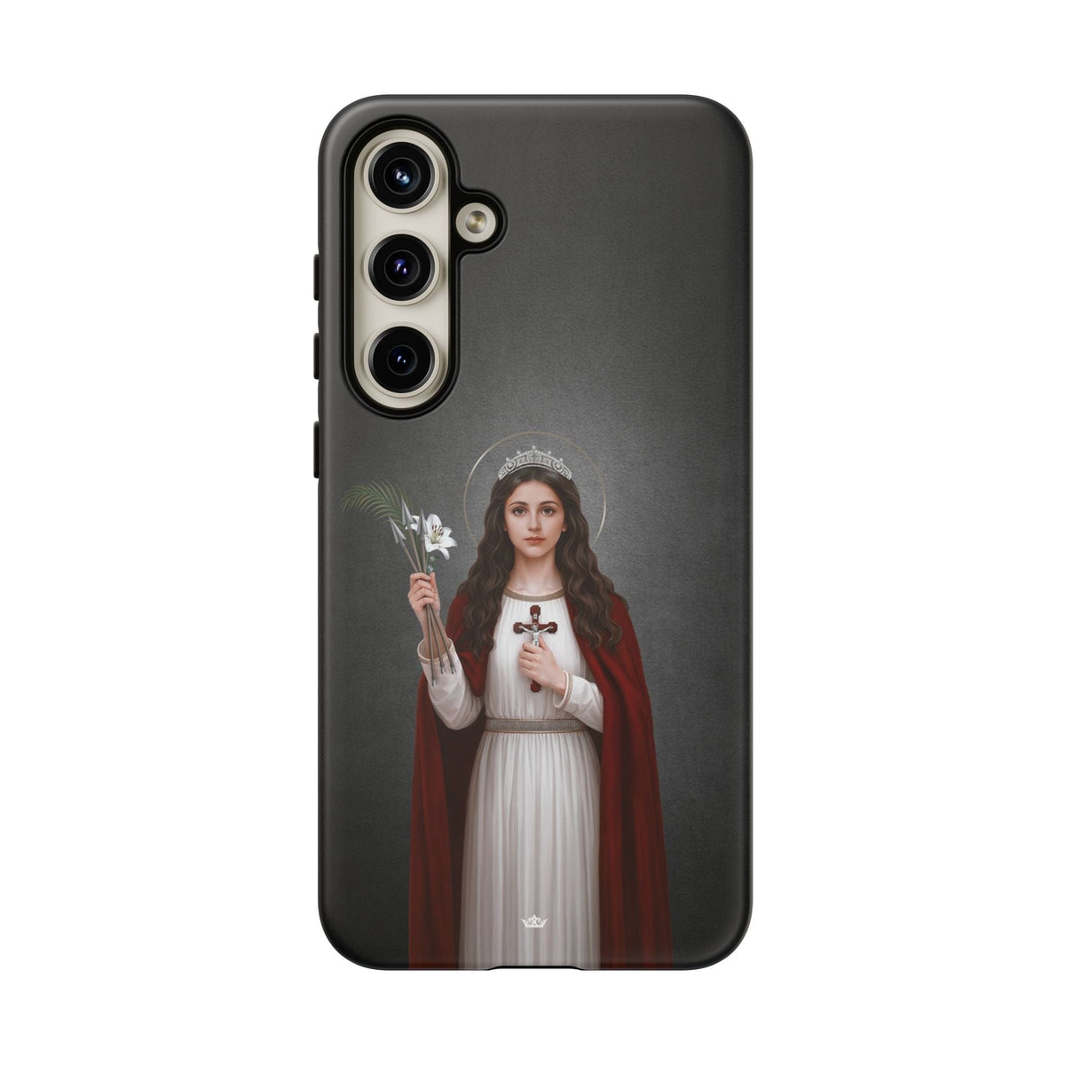 St. Philomena Hard Phone Case (Dark) Copyright VENXARA