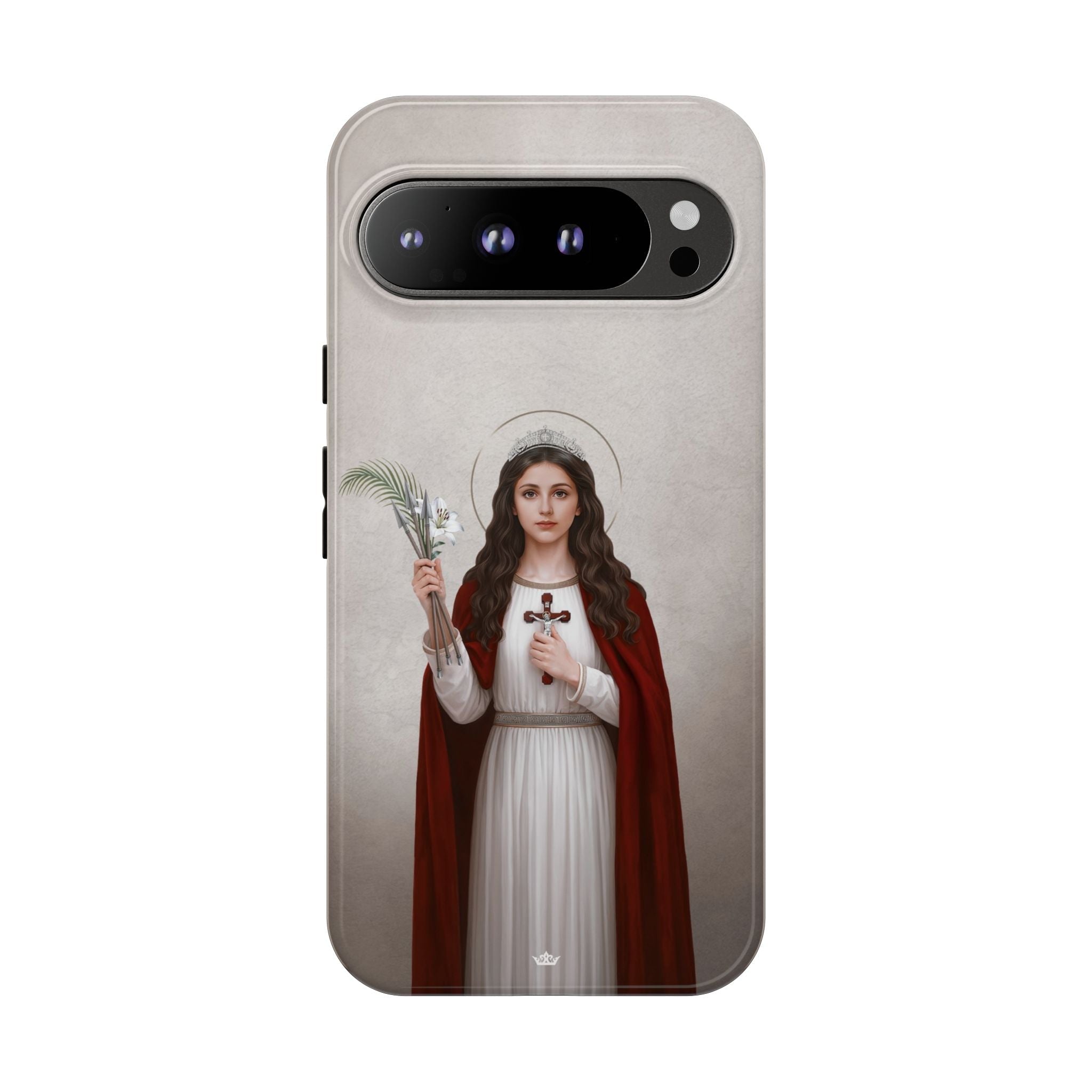St. Philomena Hard Phone Case (Light) - Venxara