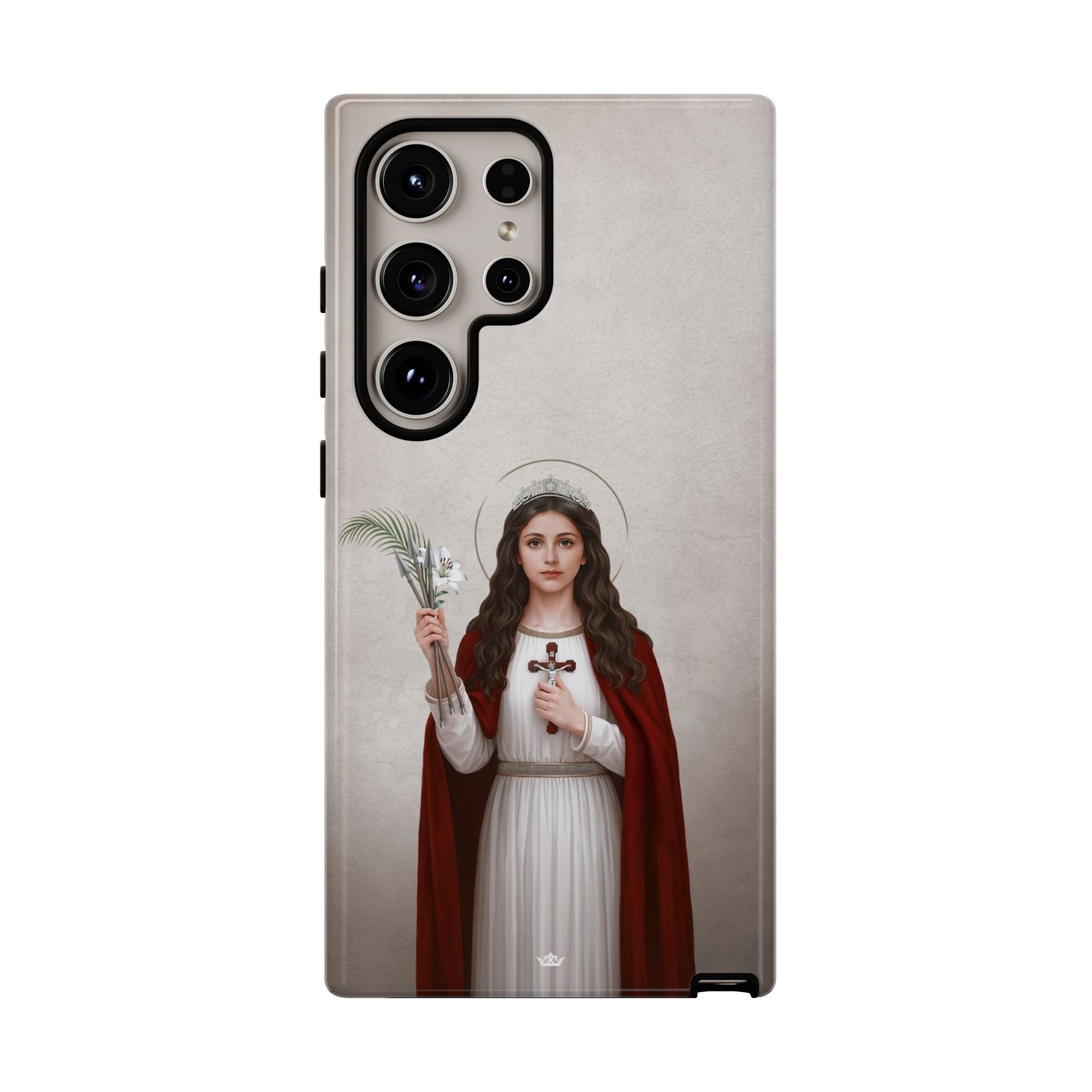 St. Philomena Hard Phone Case (Light) - Venxara