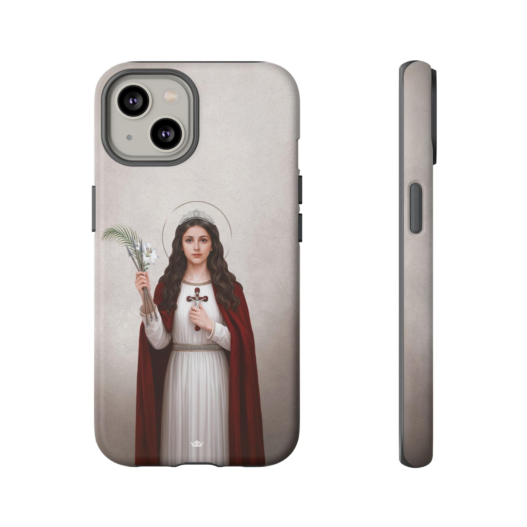 St. Philomena Hard Phone Case (Light) - Venxara