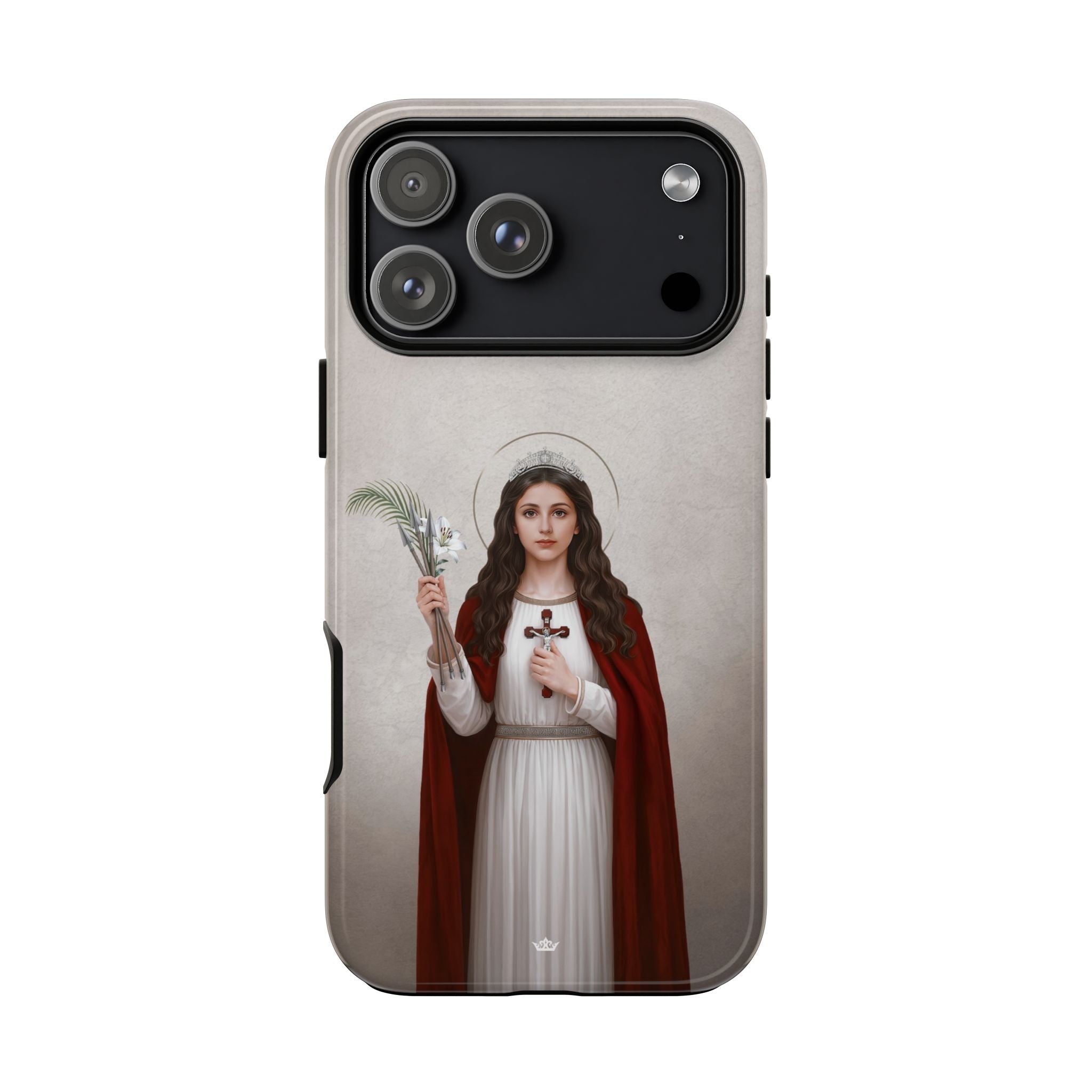 St. Philomena Hard Phone Case (Light) - Venxara