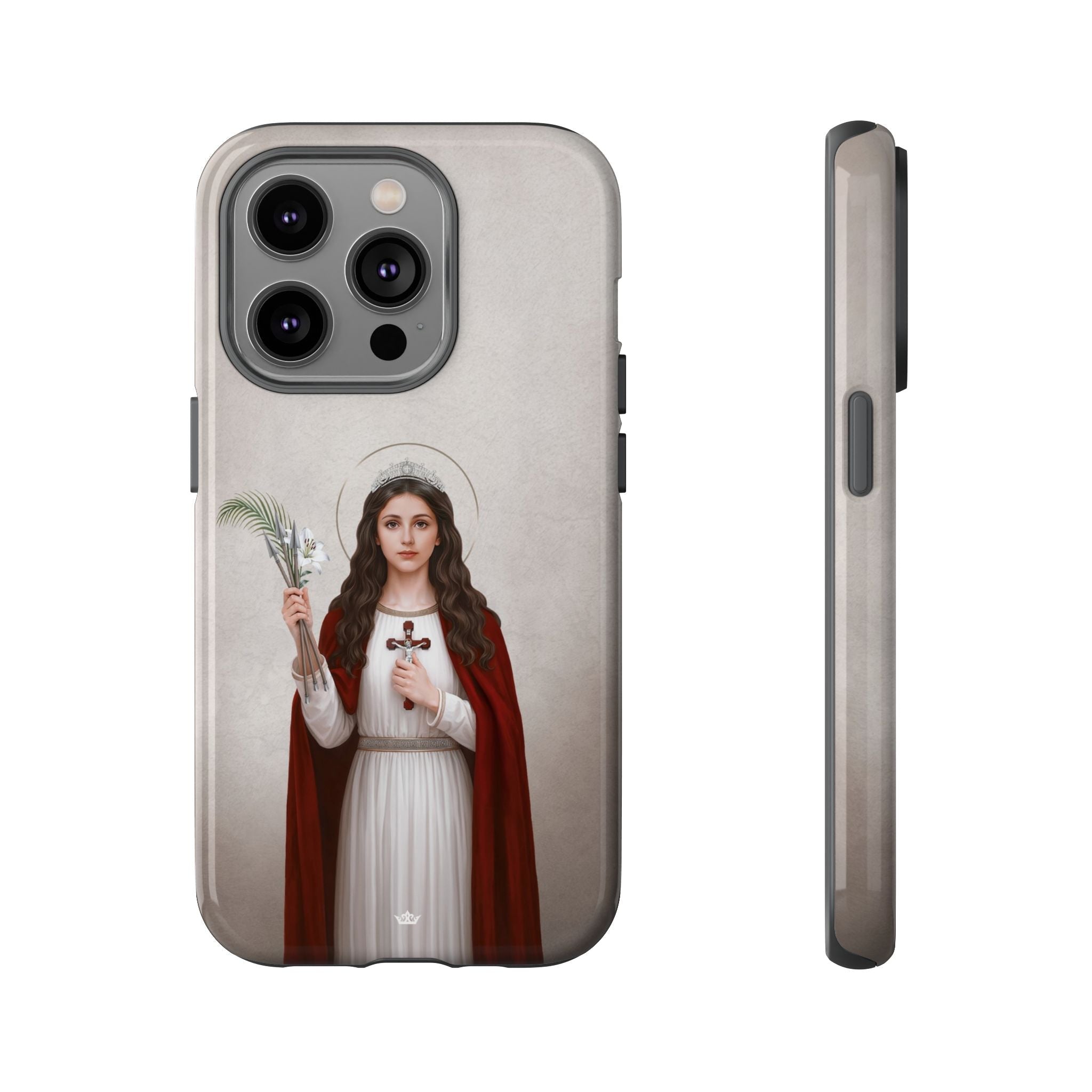 St. Philomena Hard Phone Case (Light) - Venxara