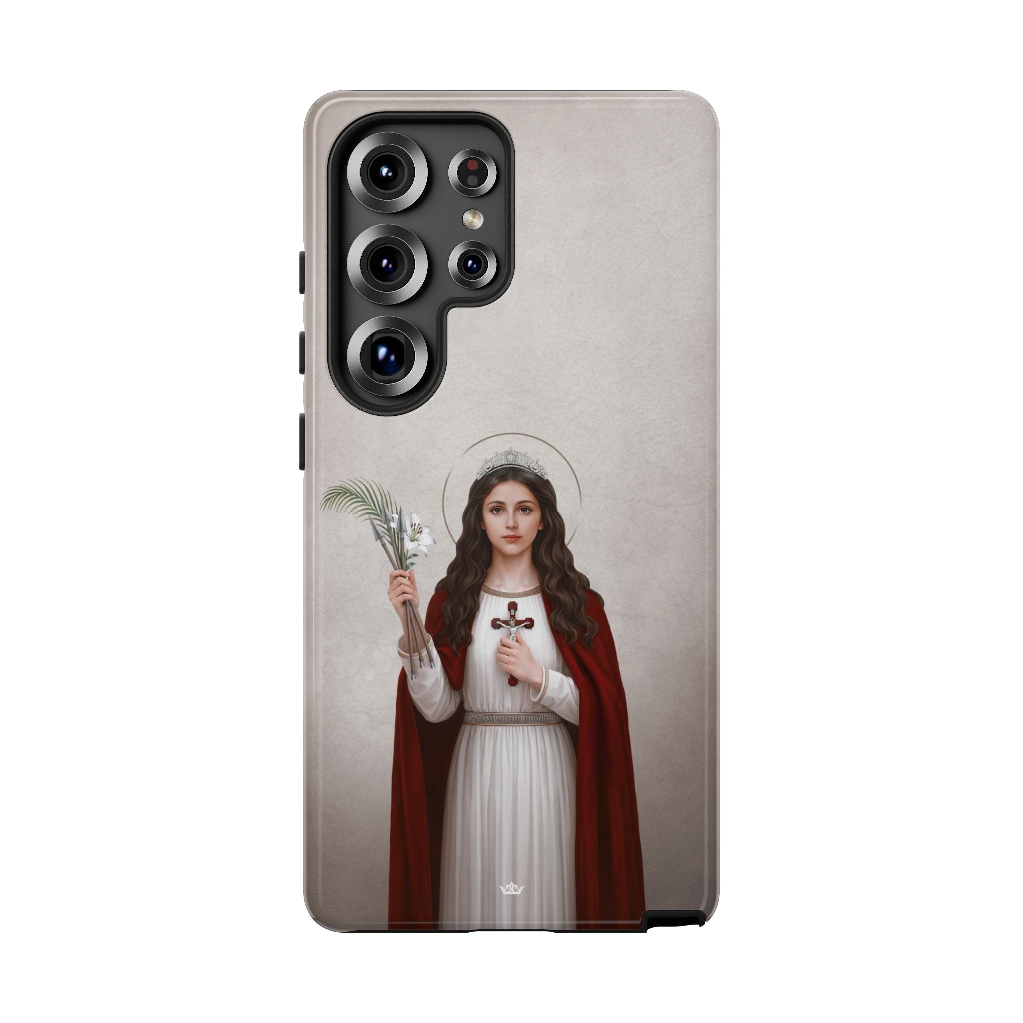 St. Philomena Hard Phone Case (Light) - Venxara
