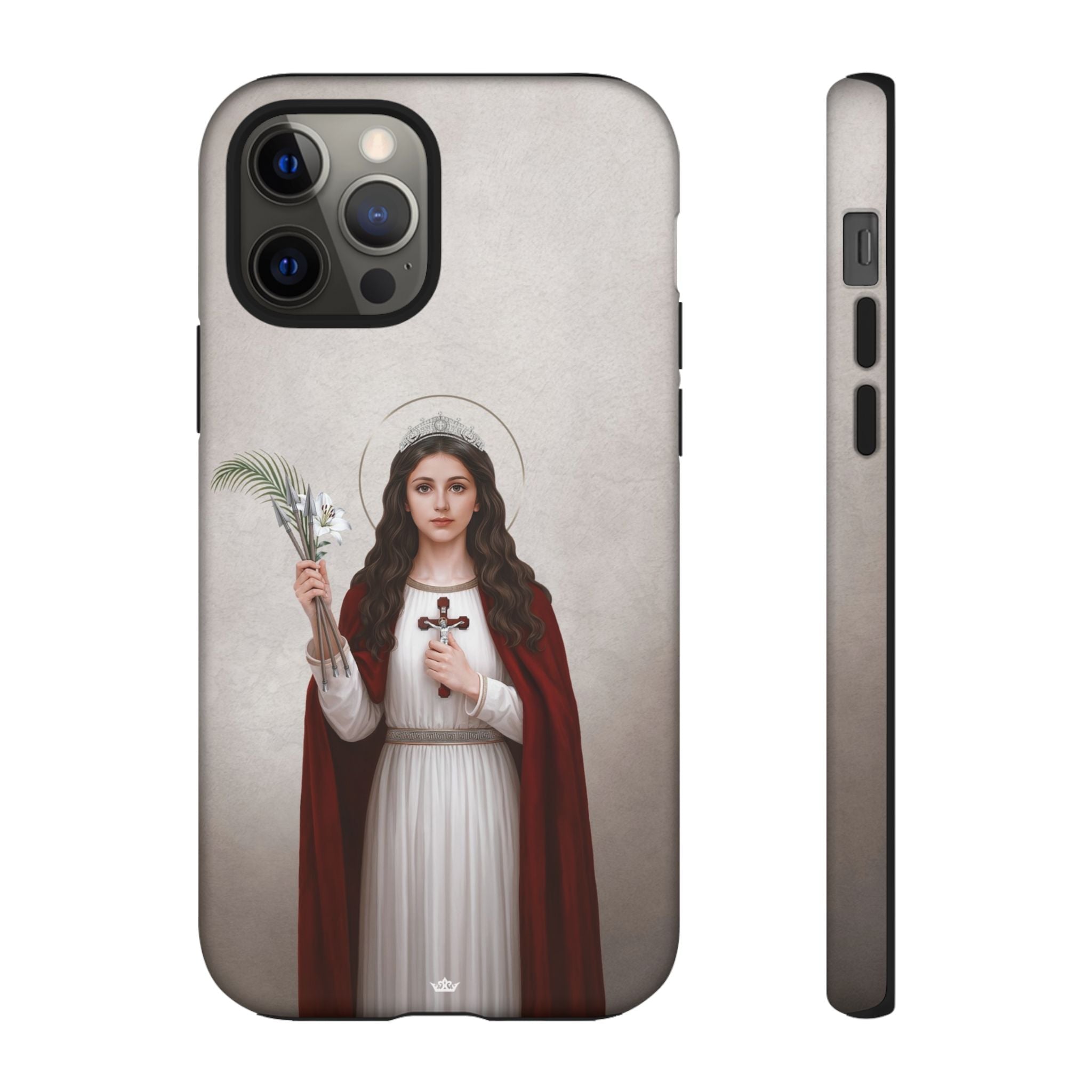 St. Philomena Hard Phone Case (Light) - Venxara