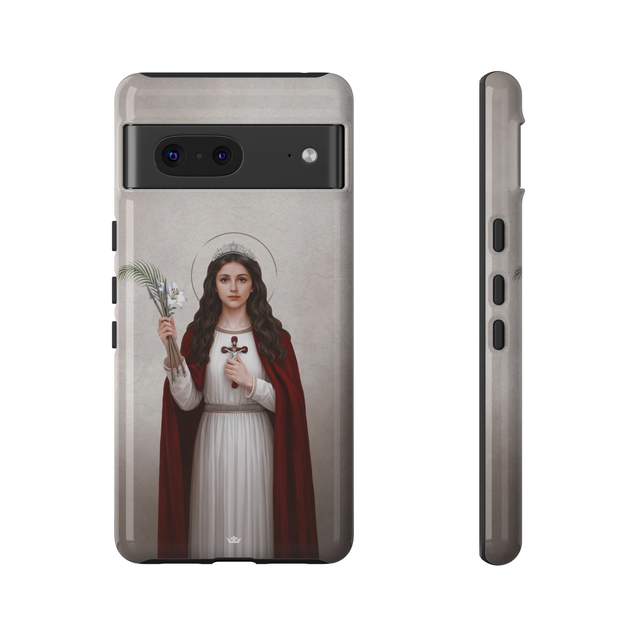 St. Philomena Hard Phone Case (Light) - Venxara