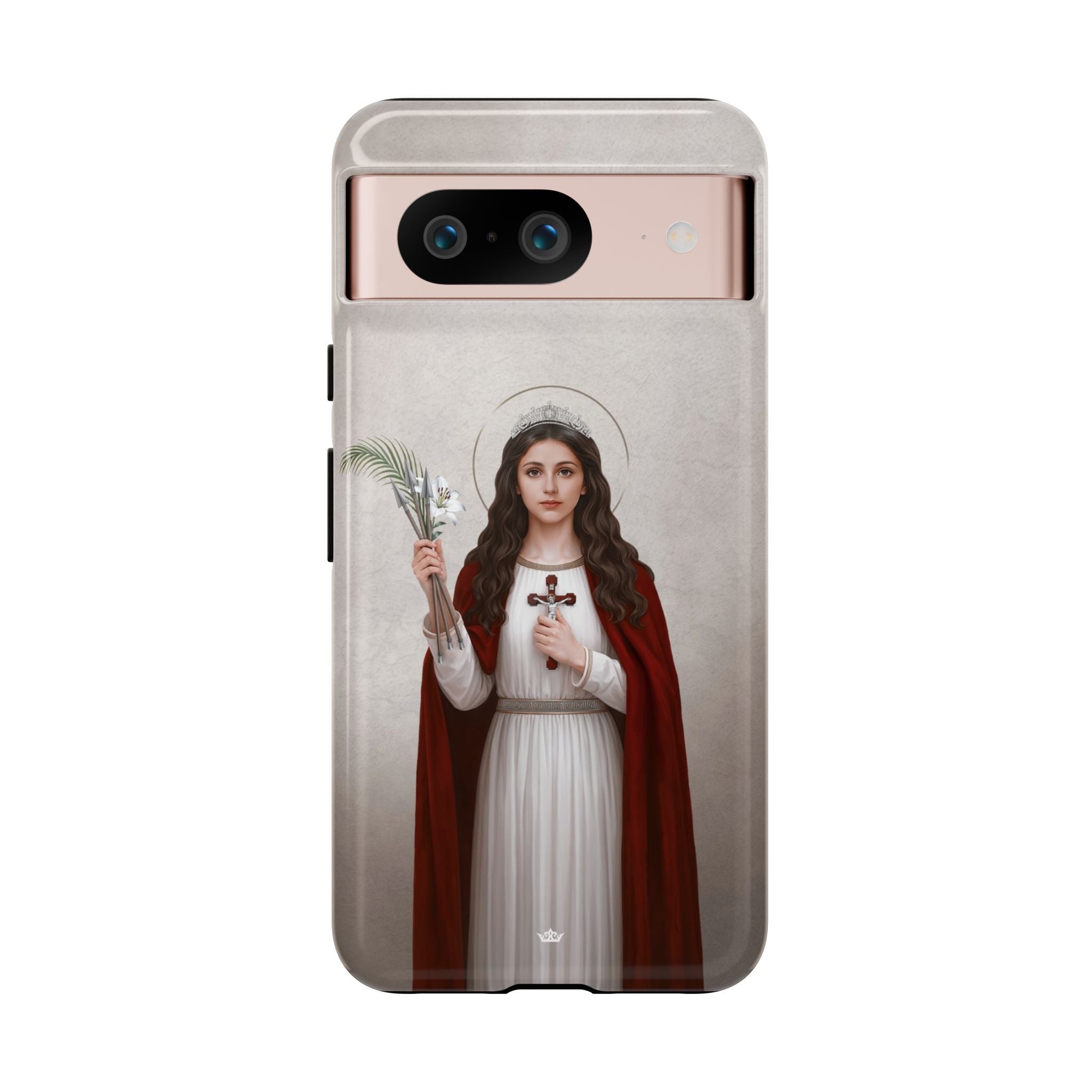 St. Philomena Hard Phone Case (Light) - Venxara