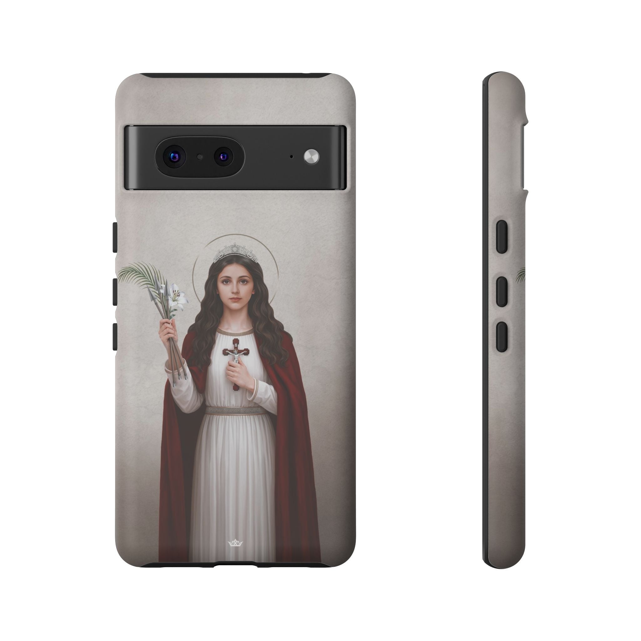St. Philomena Hard Phone Case (Light) - Venxara
